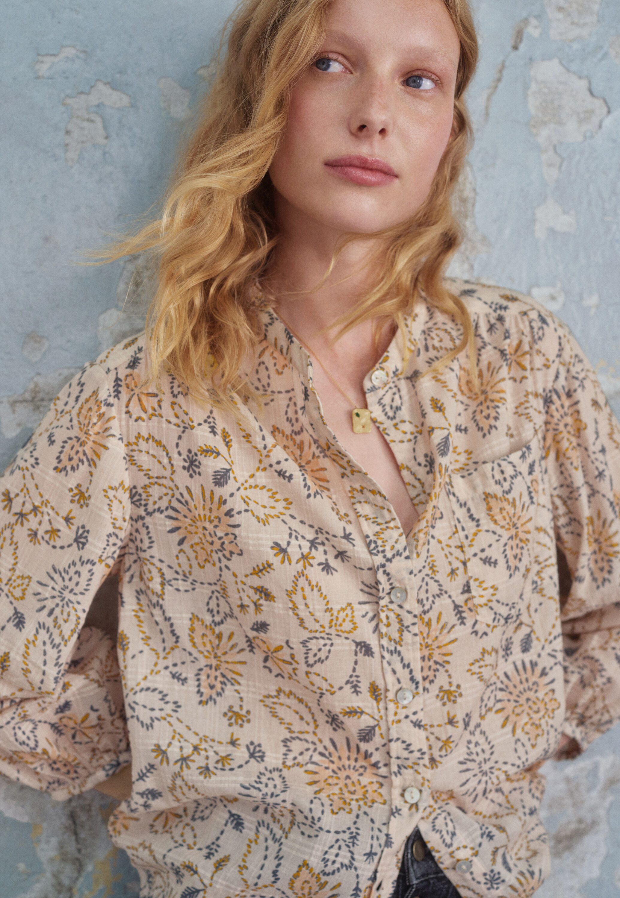 Embroidered blouse