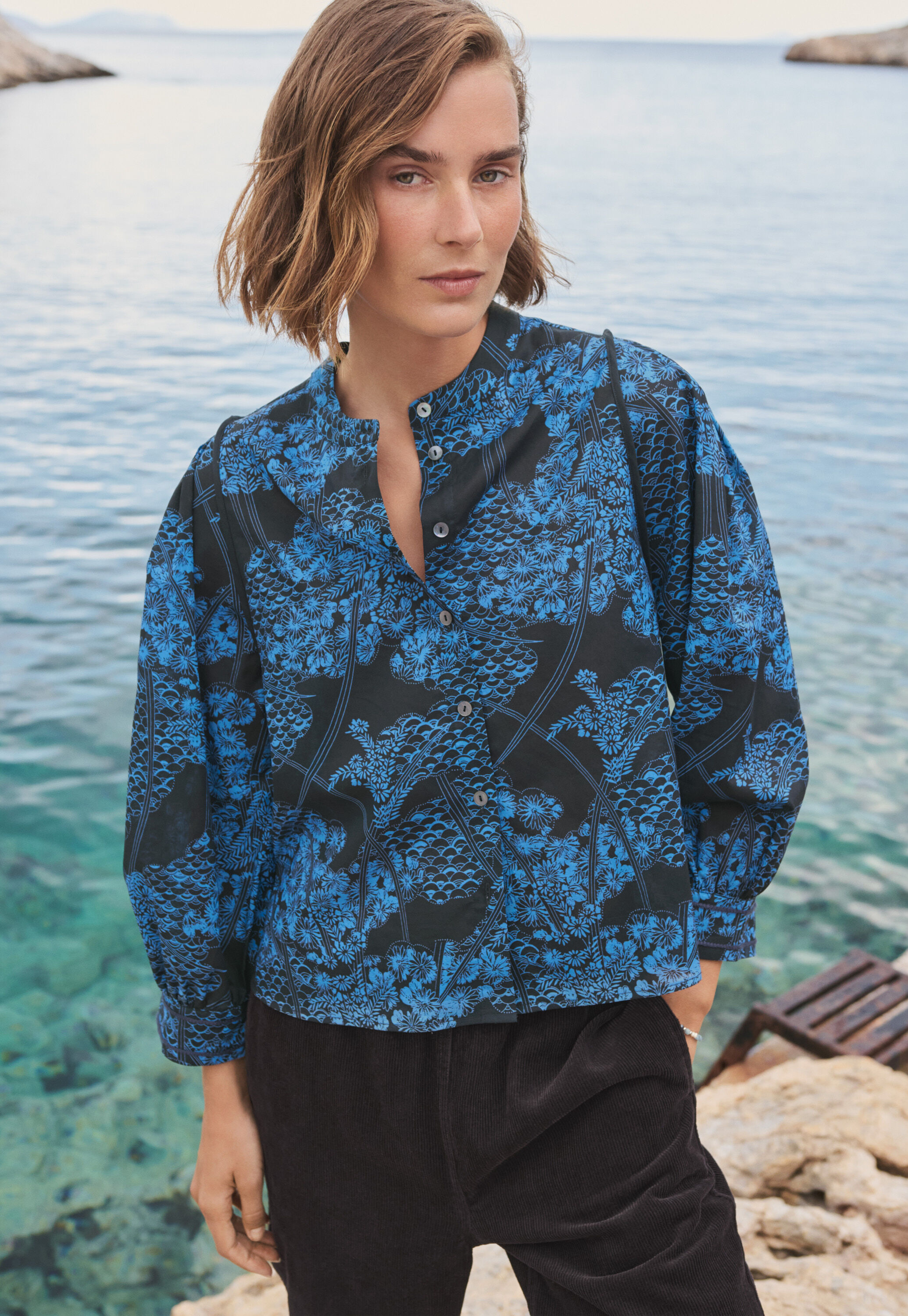 Embroidered blouse