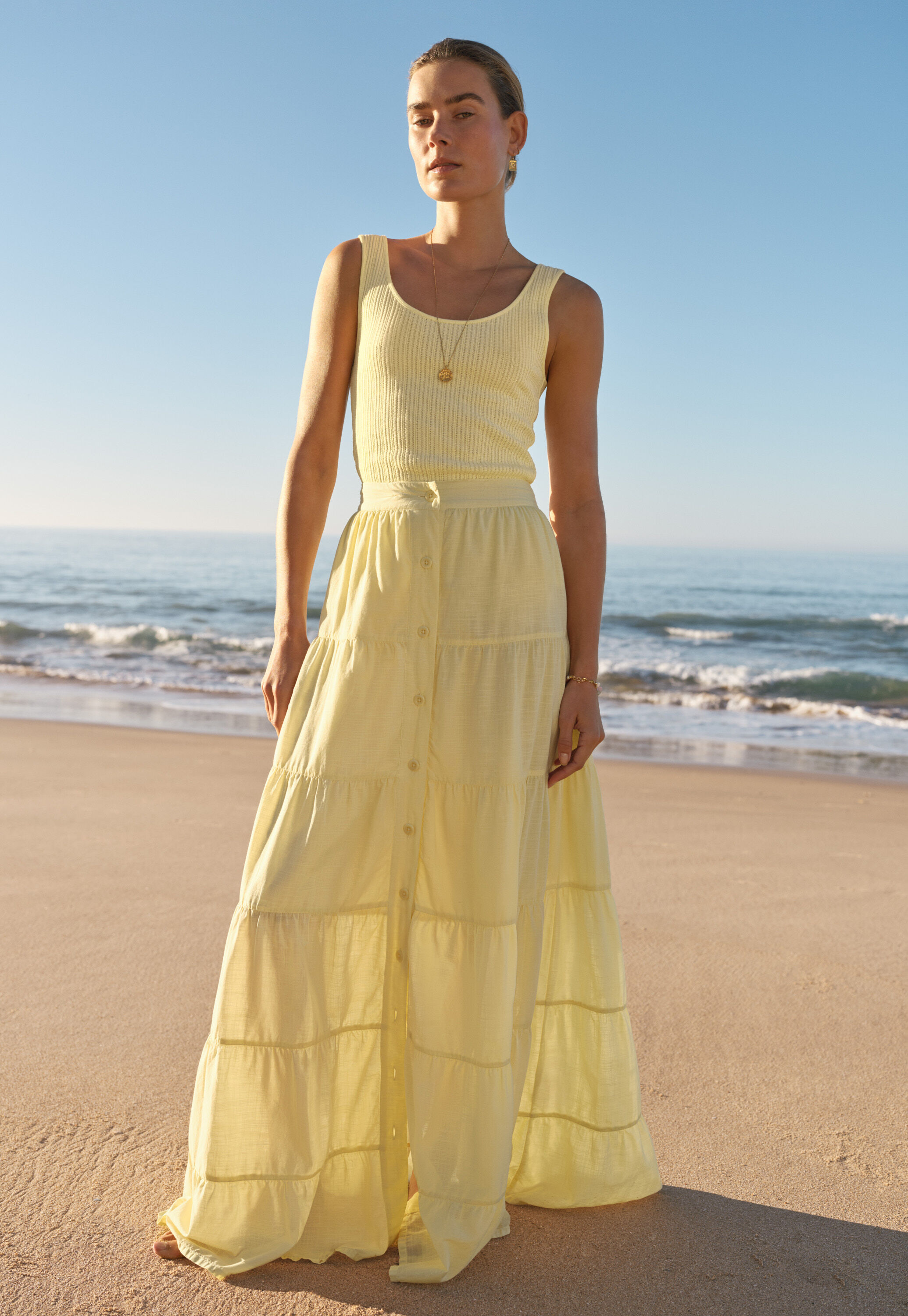 Tiered skirt