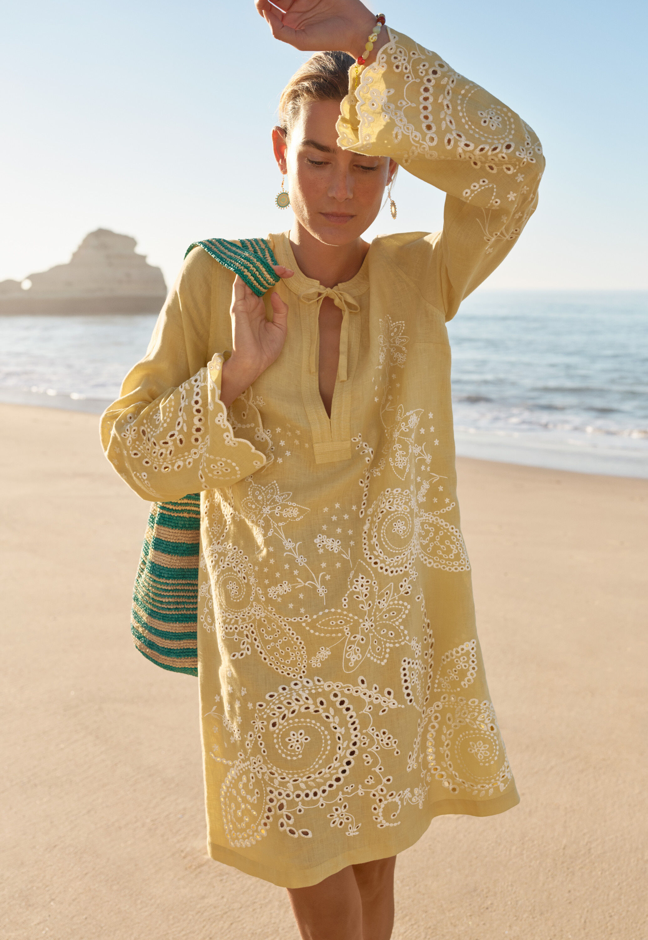 Cutwork dress