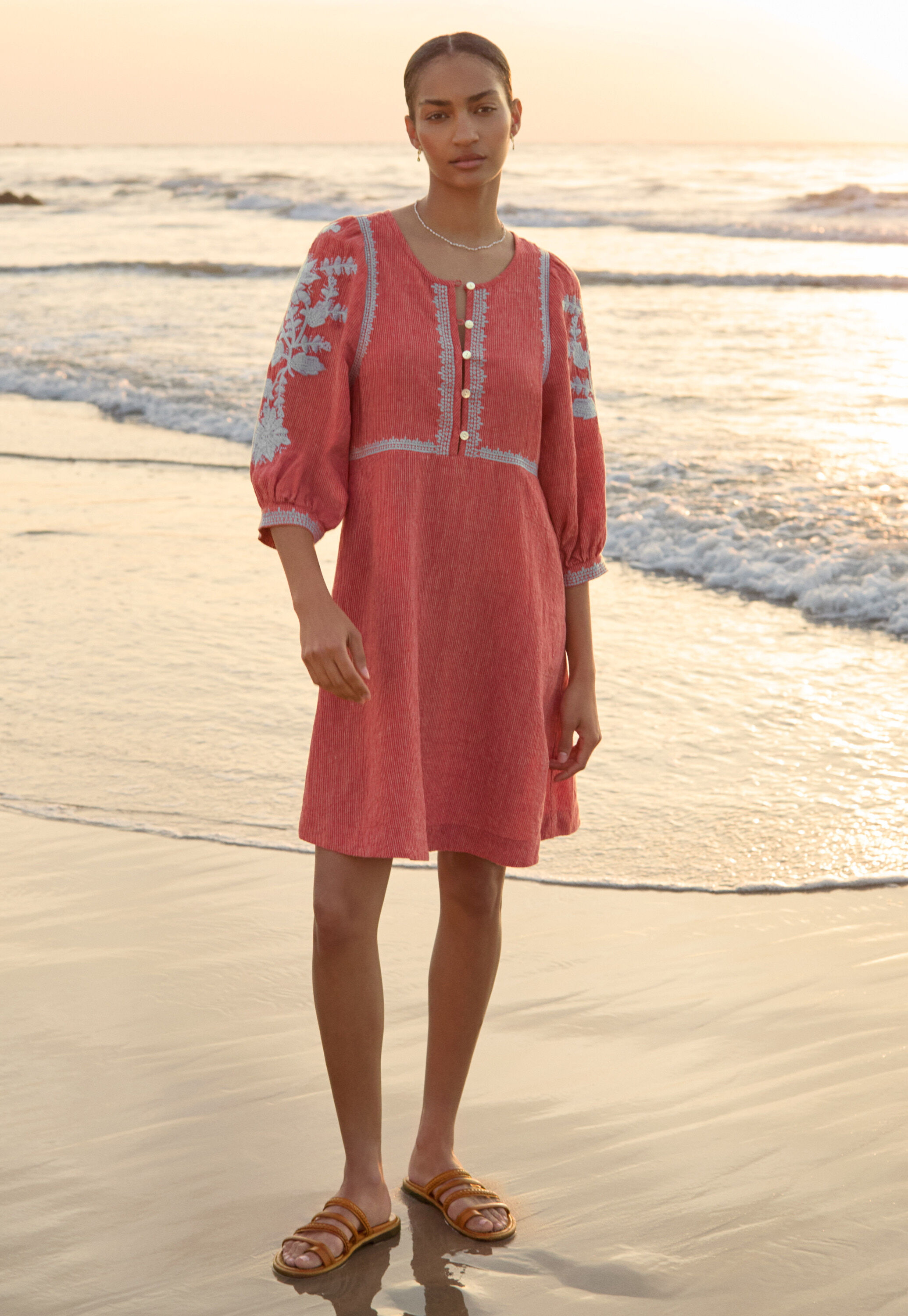 Embroidered dress