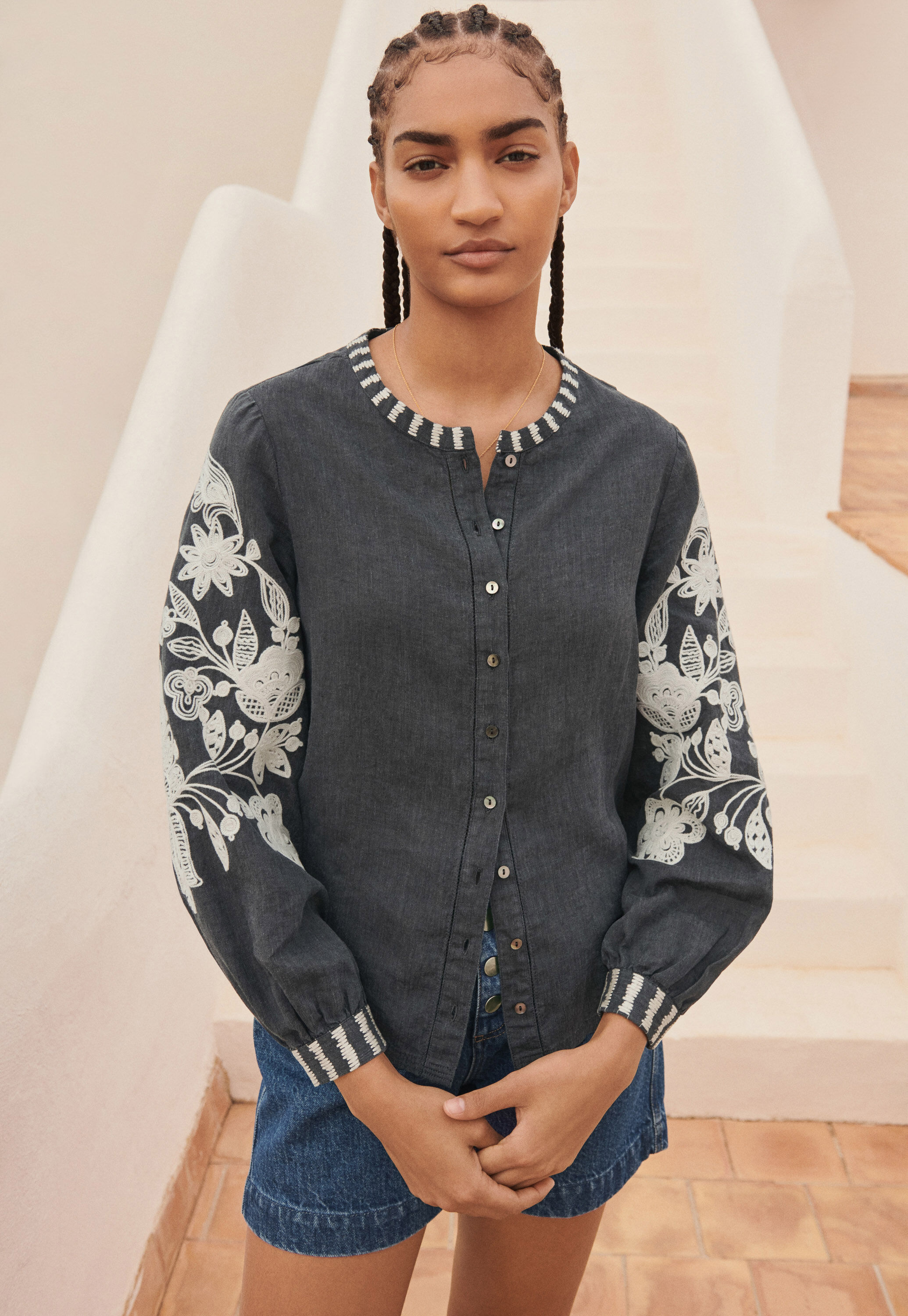 Cornely embroidered blouse
