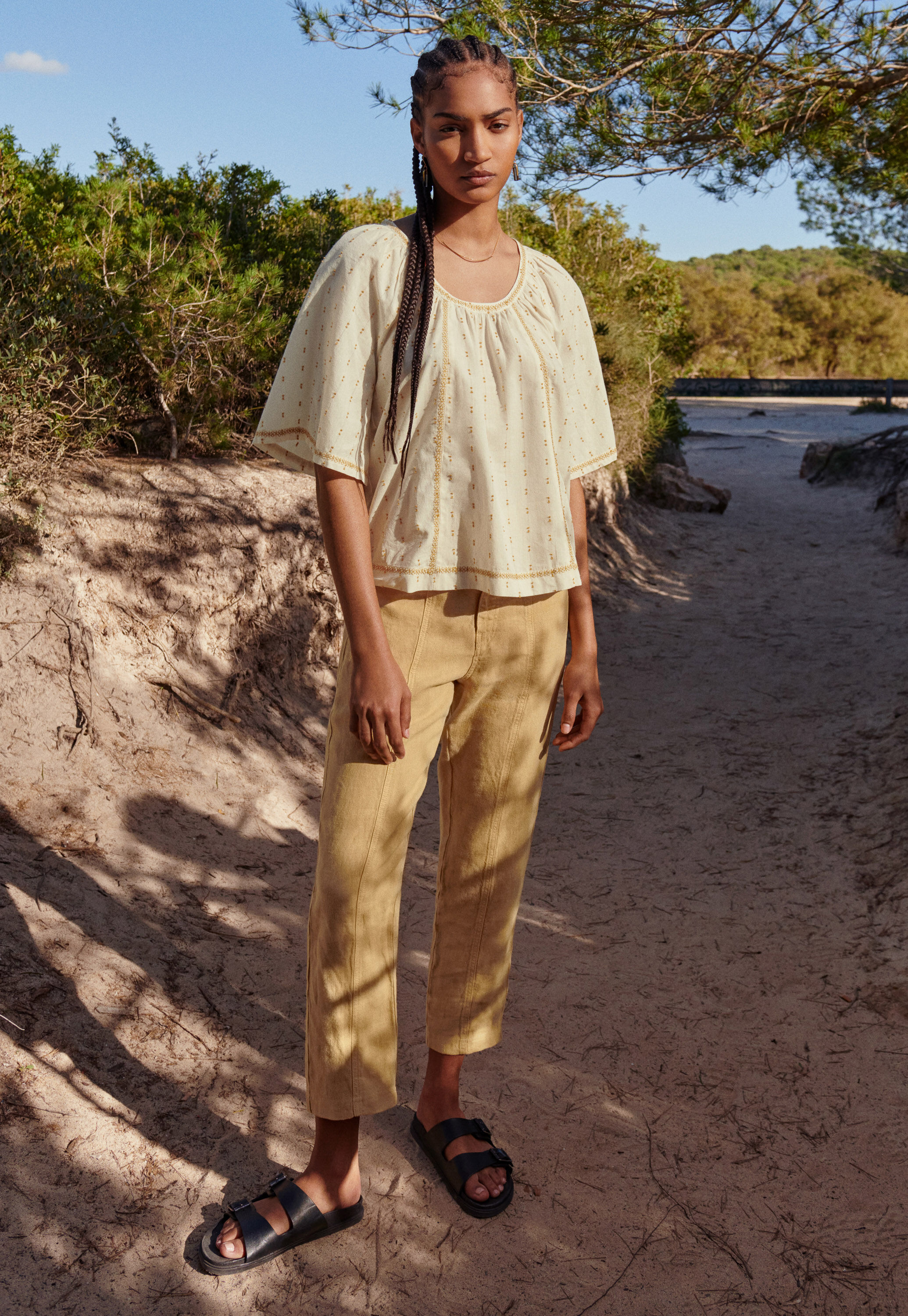 Tapered trousers