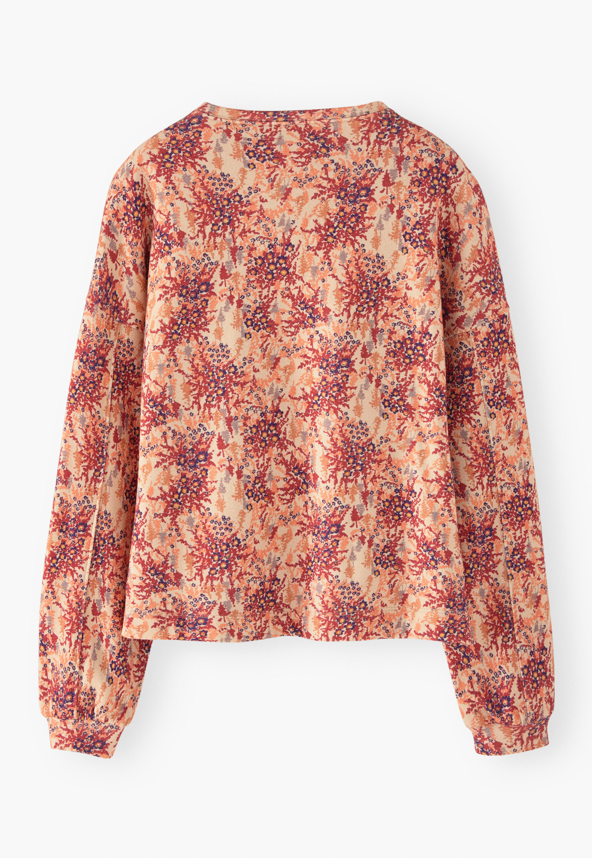 Printed sweatshirt, Ecru berry, large