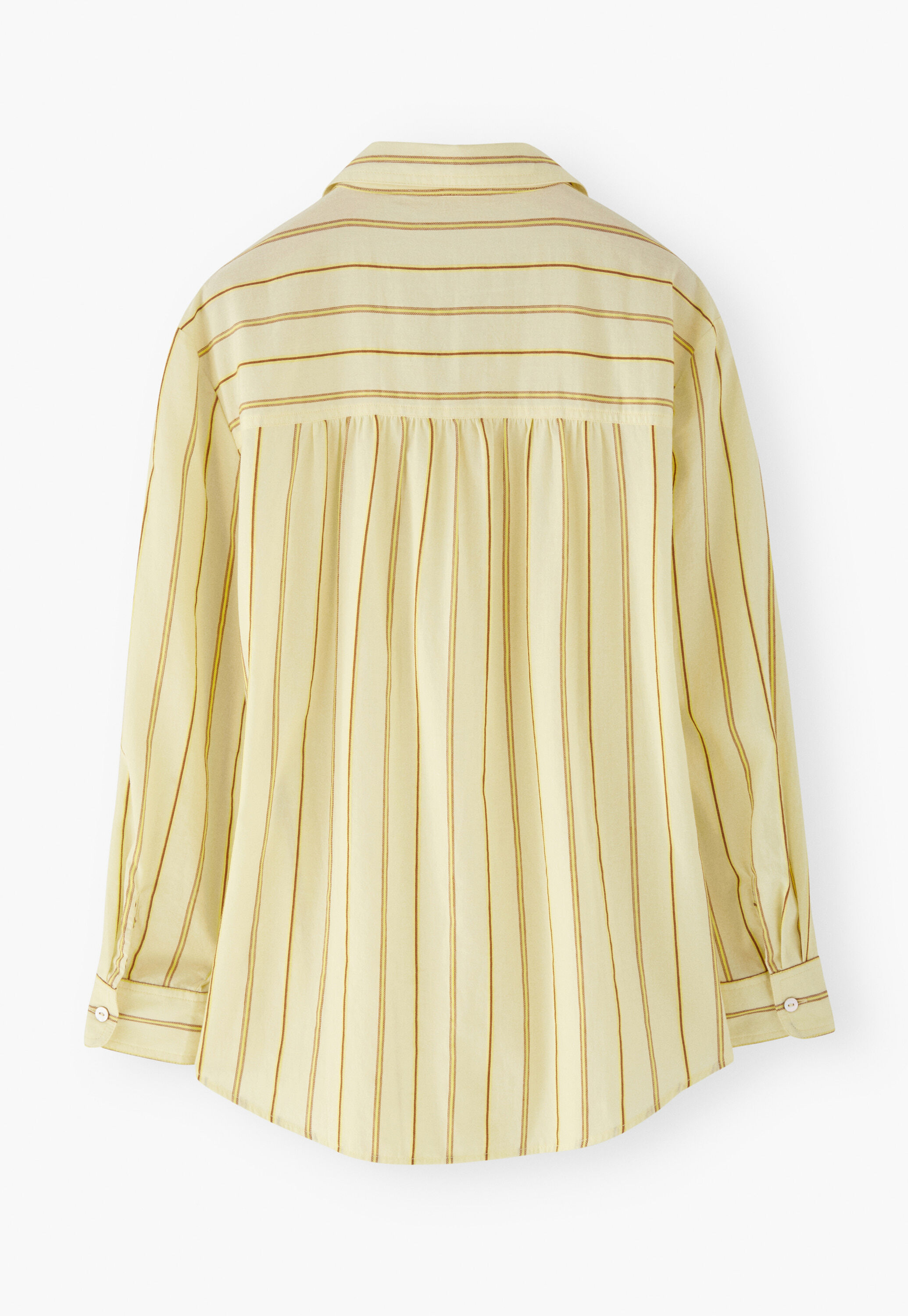 Striped shirt, Light yellow, large