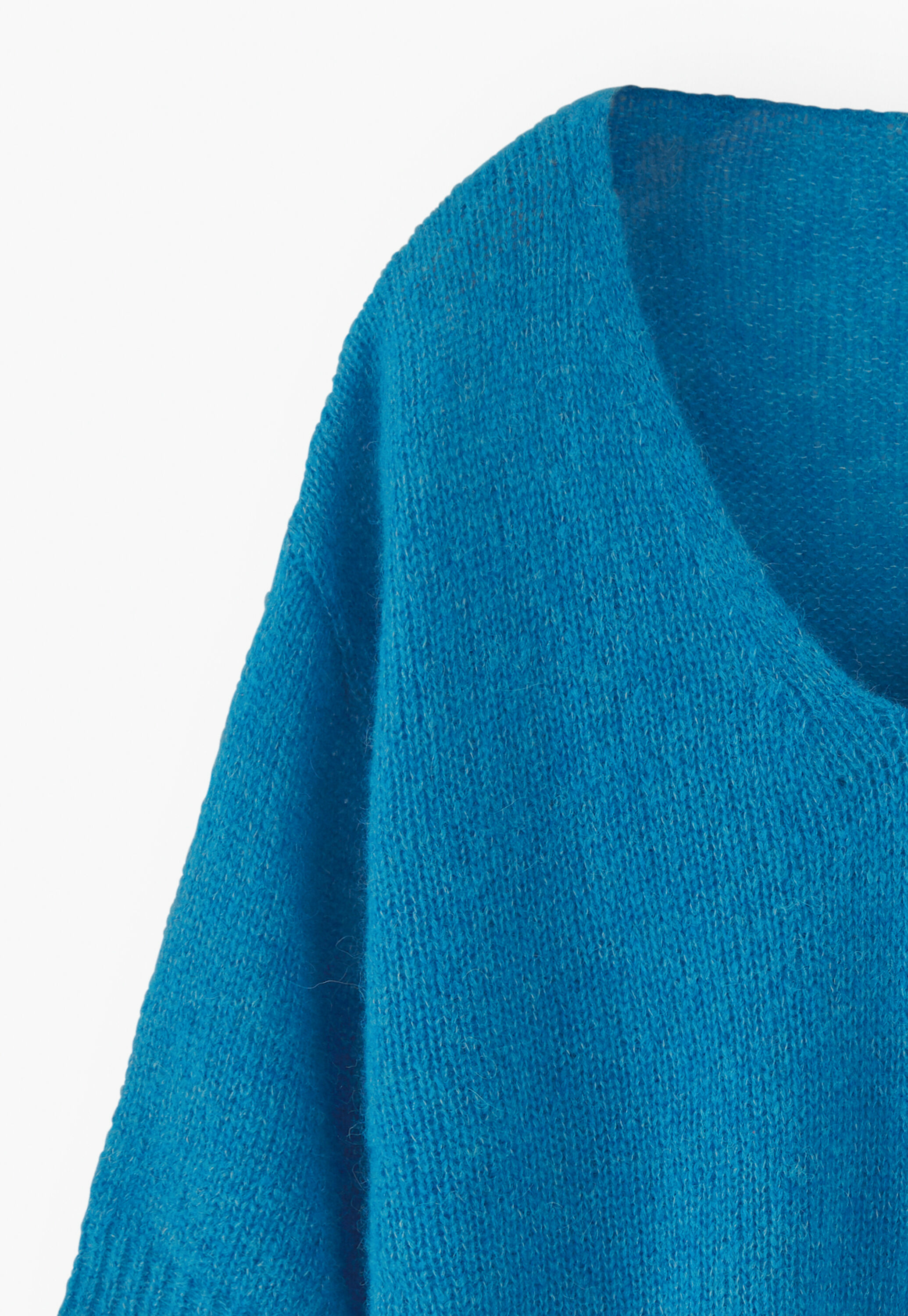 V-neck sweater, Electric blue, large