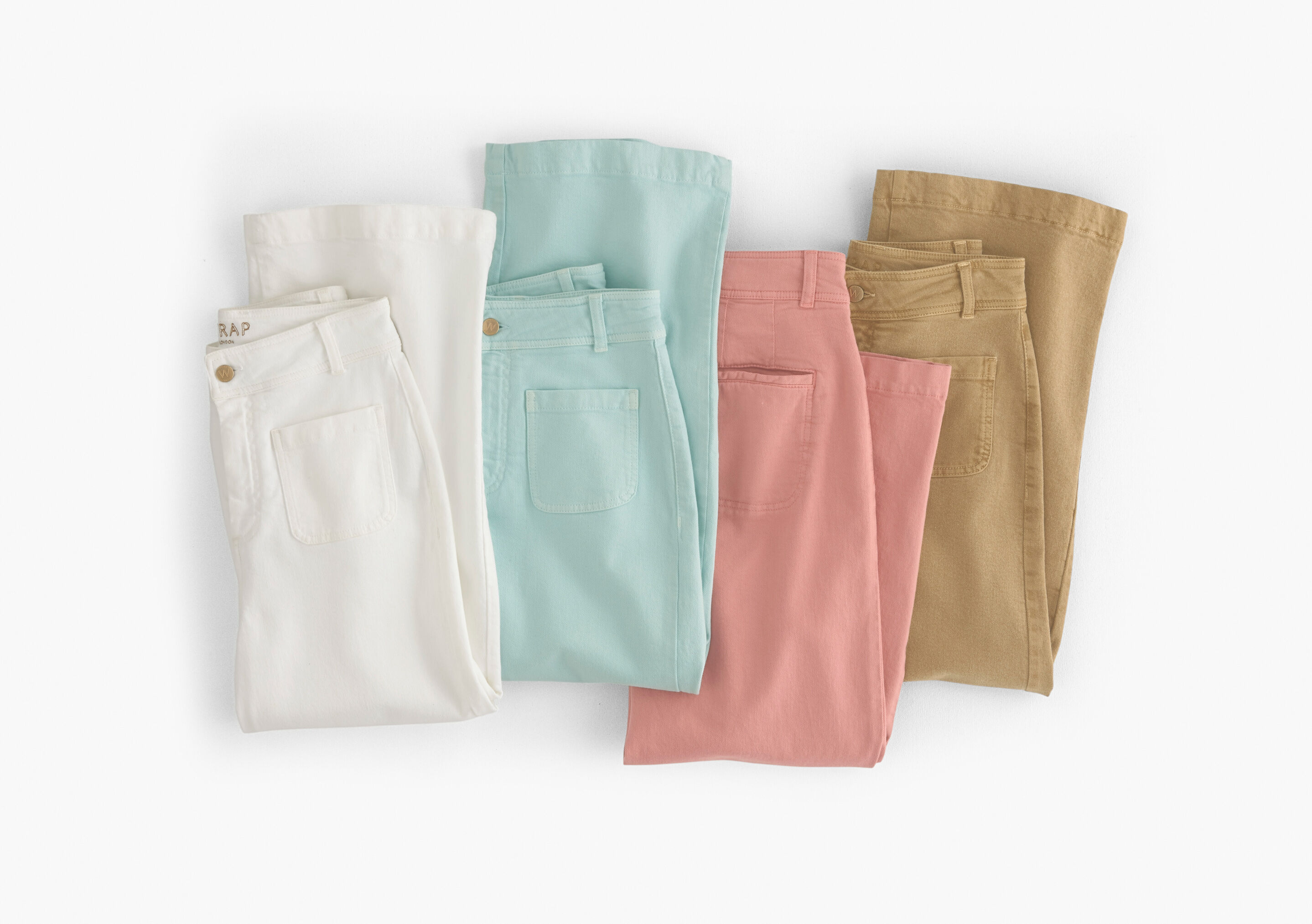Cropped wide-leg trousers