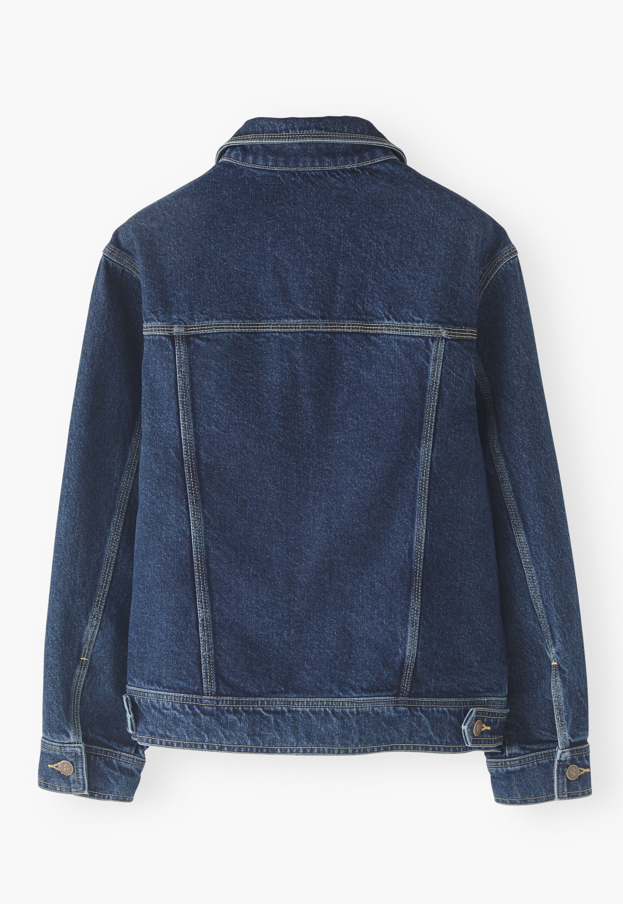 Boxy denim jacket, Dark mid vintage, large