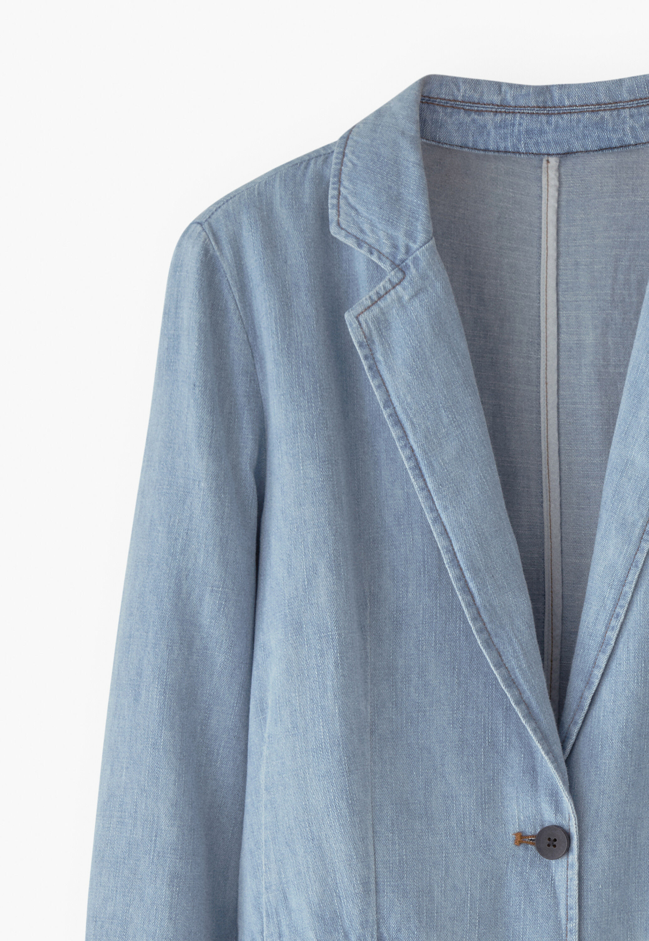 Relaxed blazer, Pale indigo, large