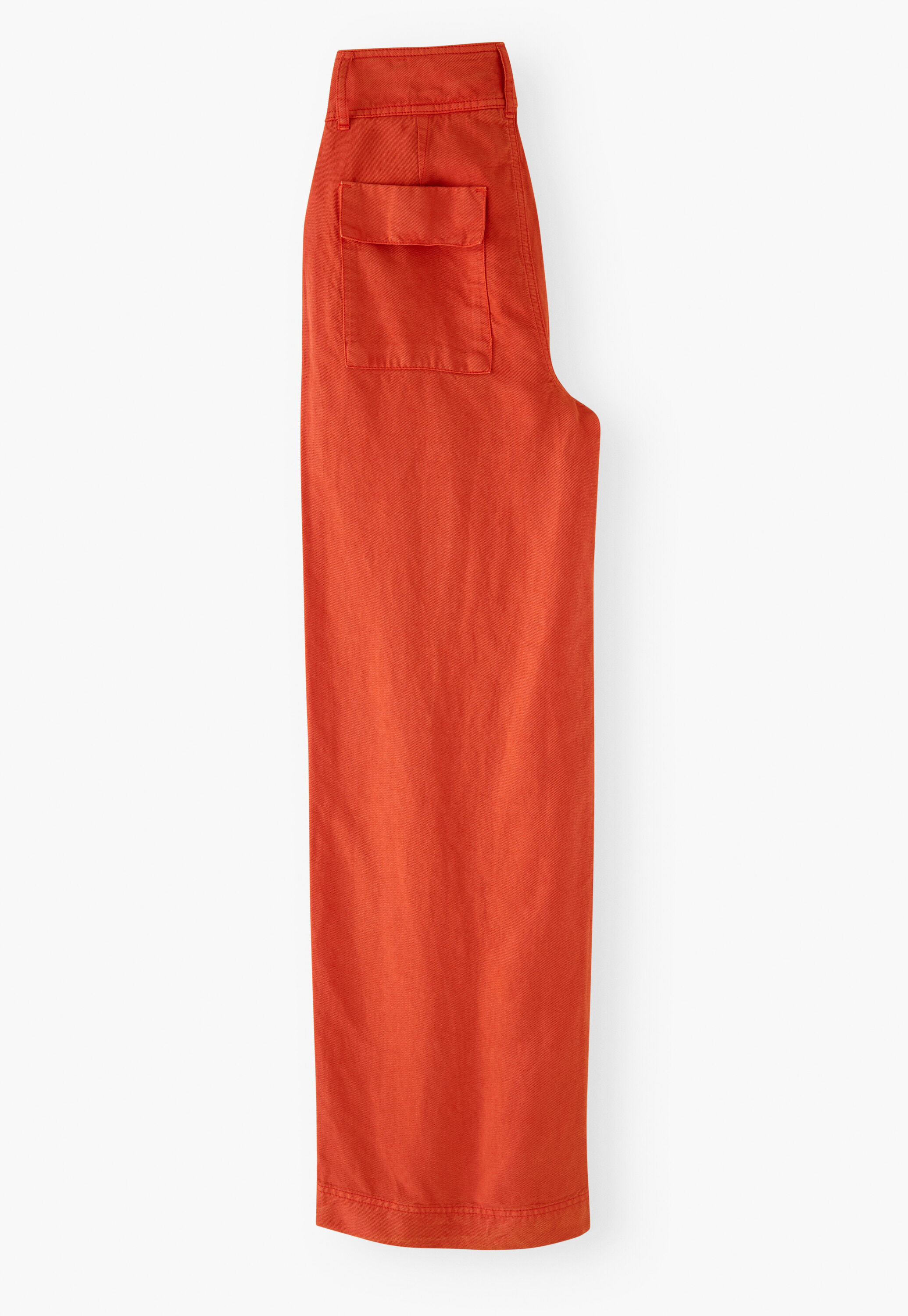Wide-leg trousers, Vermillion orange, large