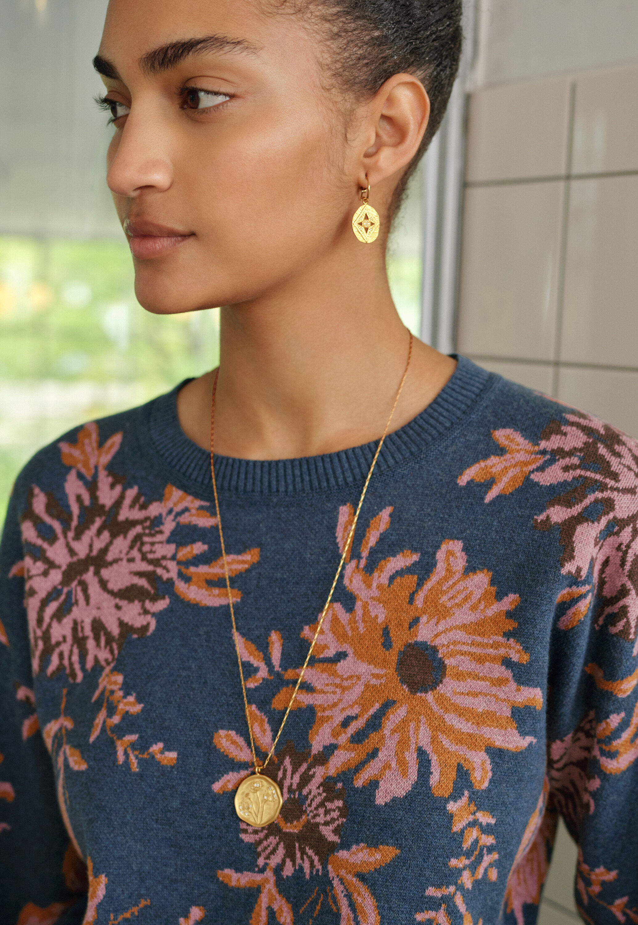 Jacquard sweater