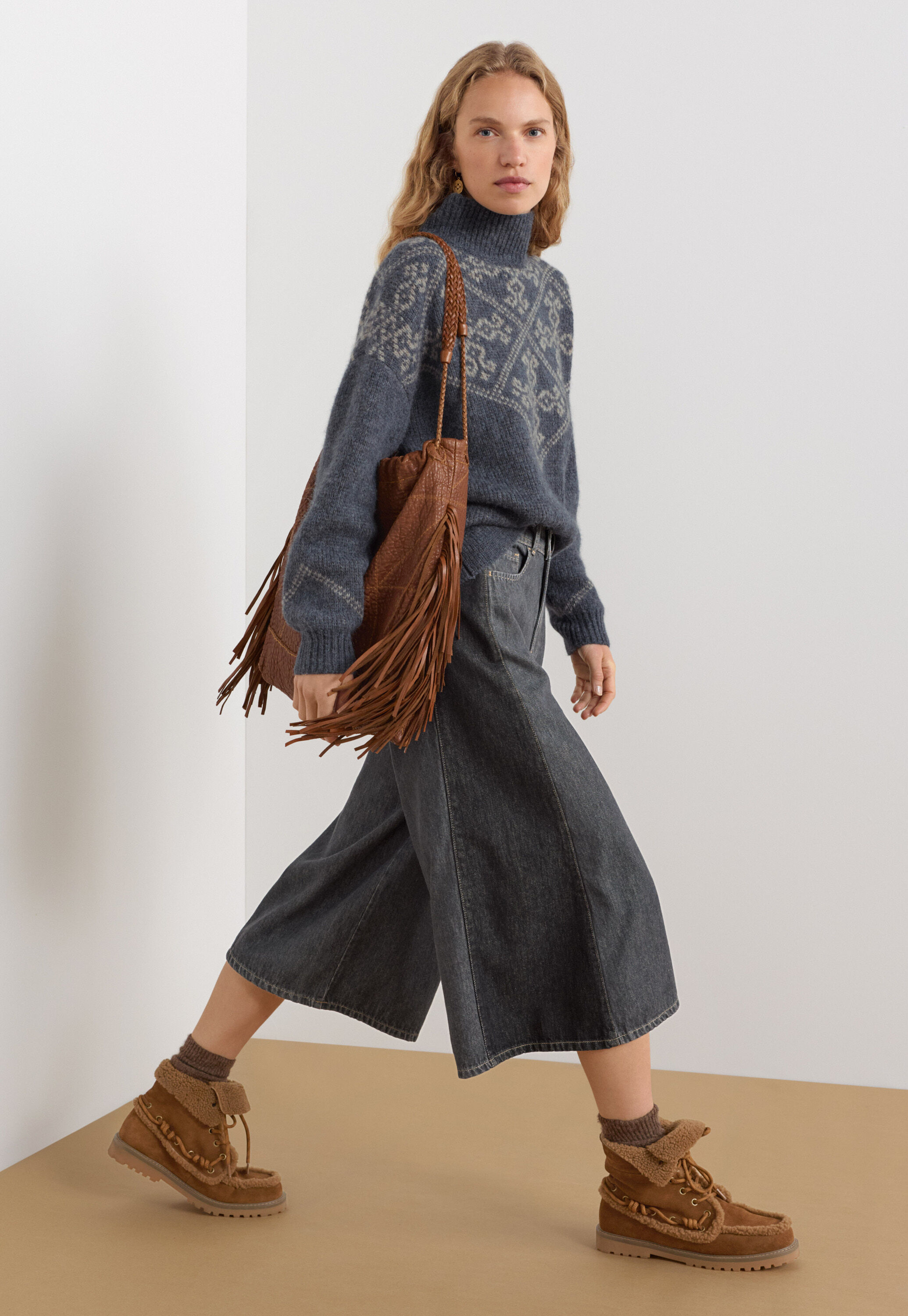 Jacquard sweater