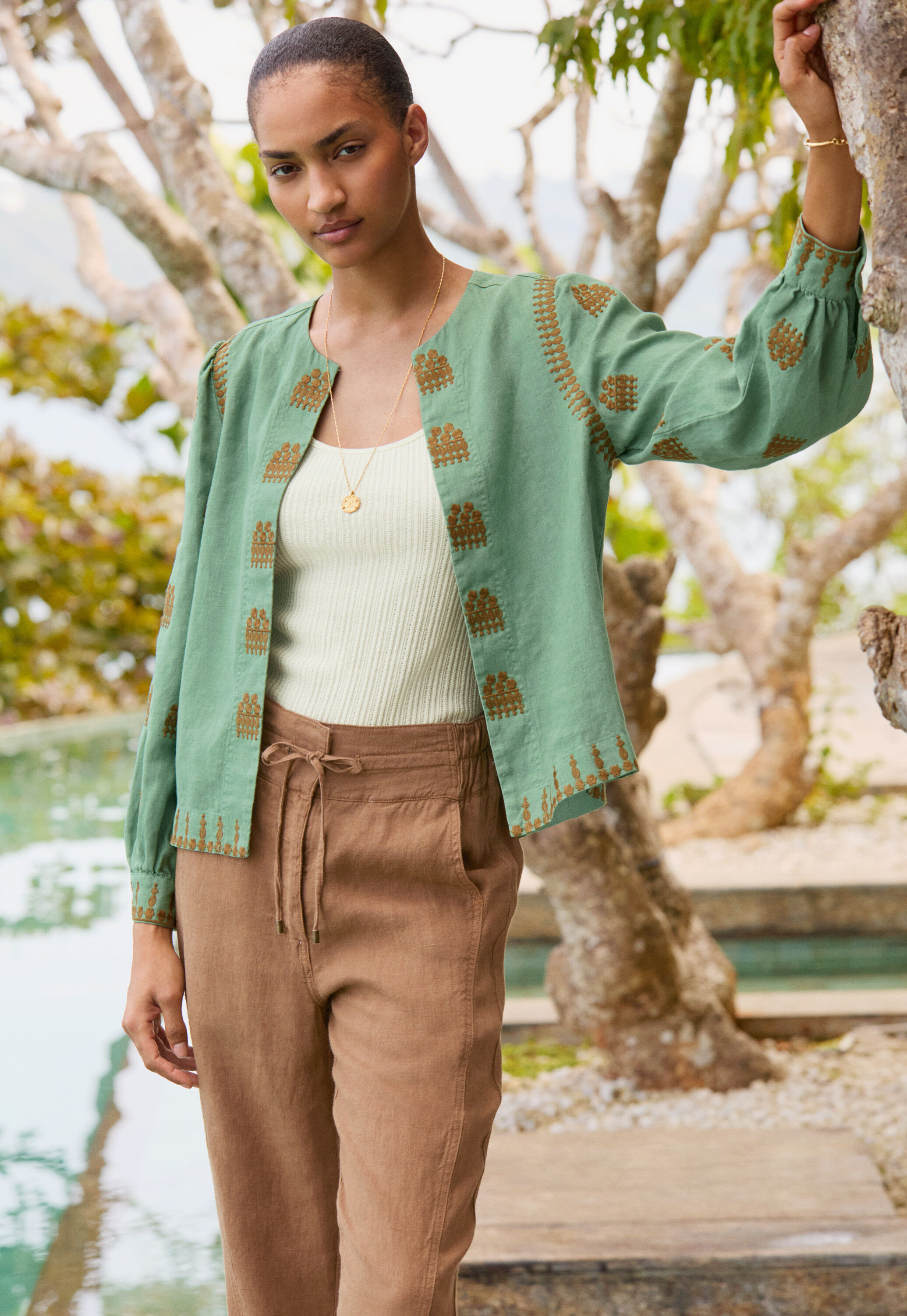 Embroidered jacket