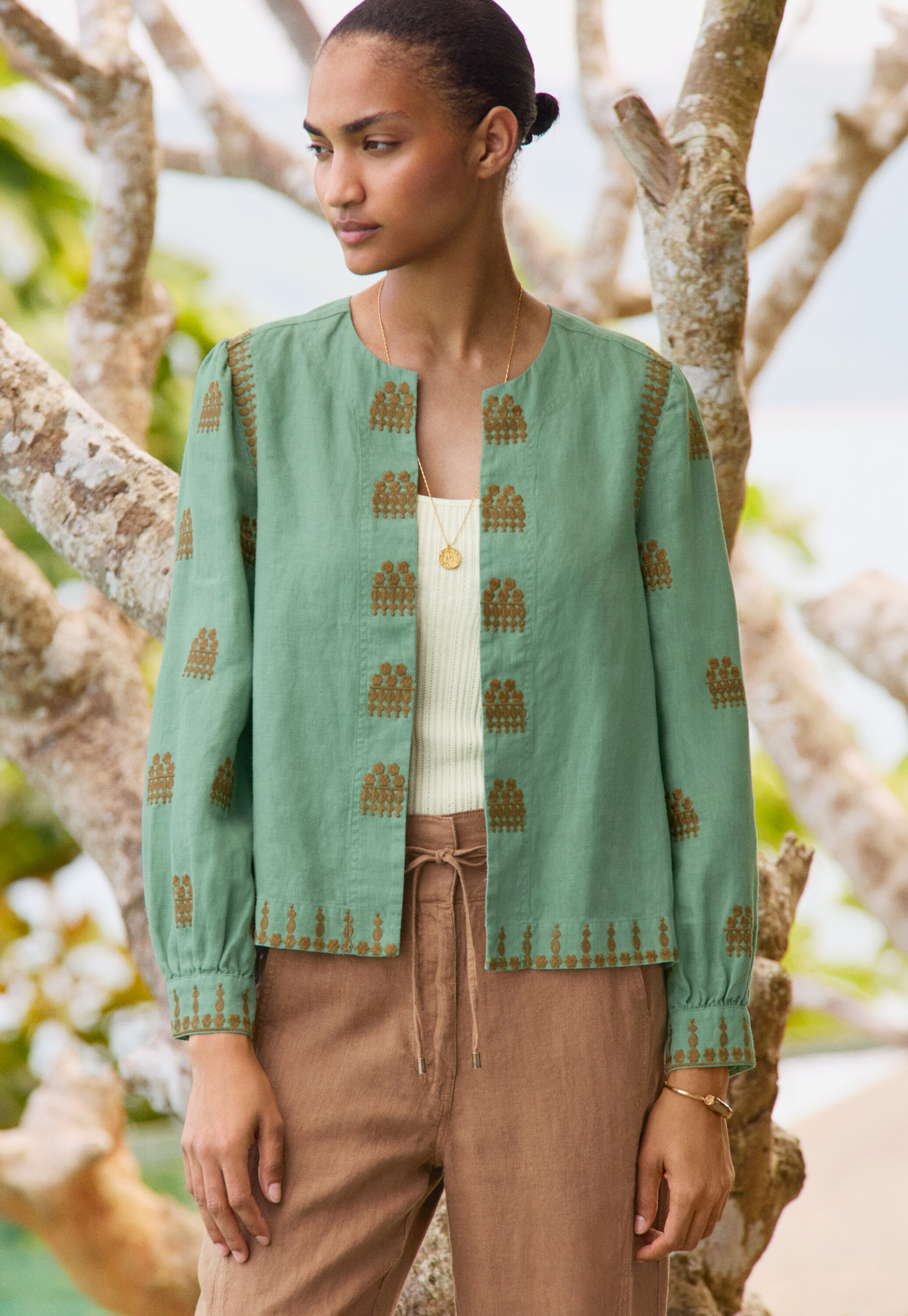 Embroidered jacket