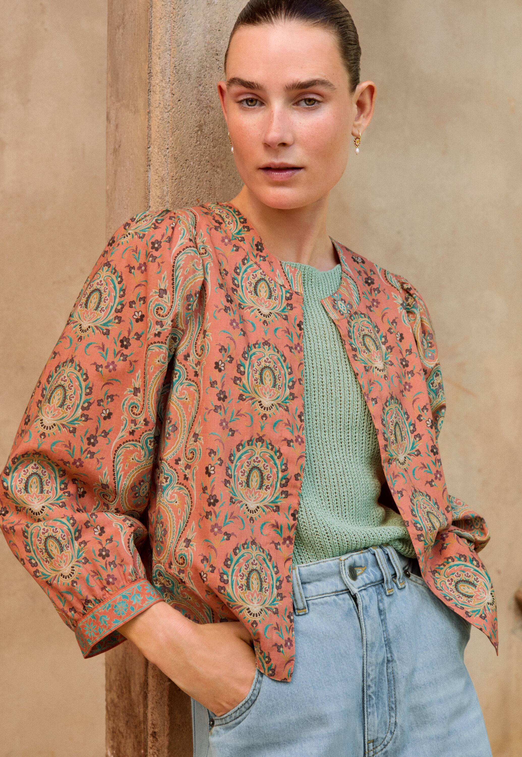 Reversible printed jacket