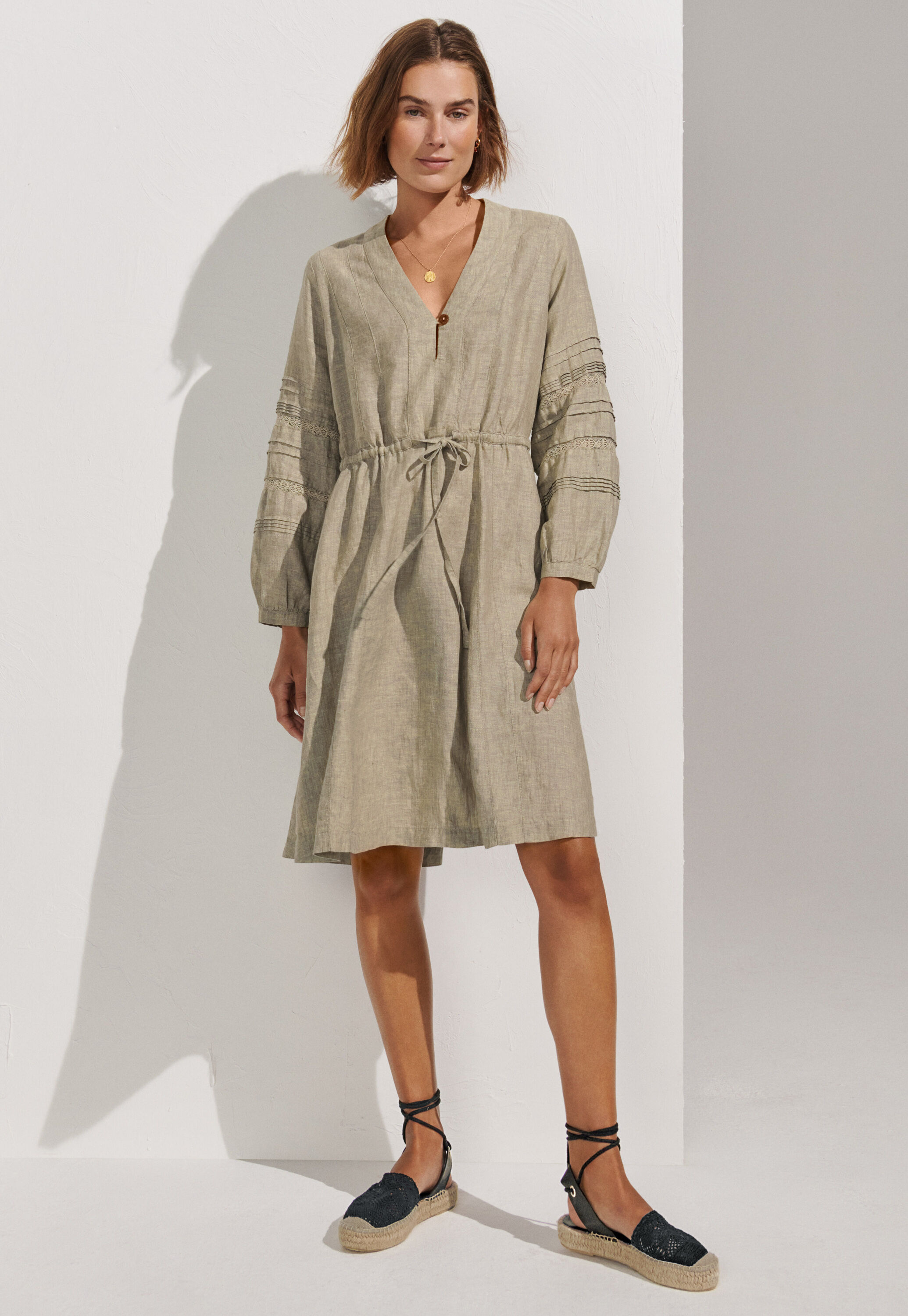 Drawstring dress