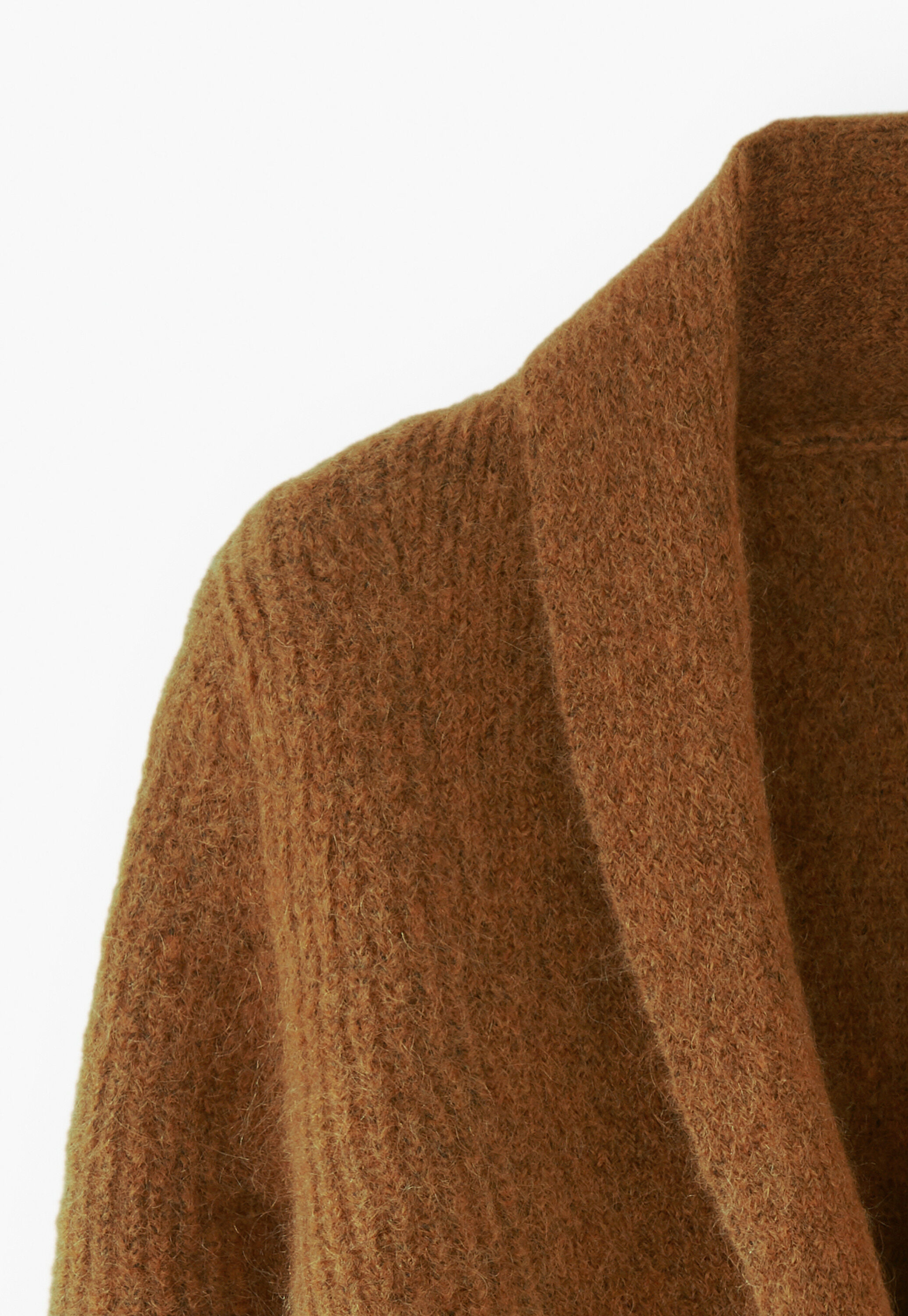 Shawl-collar cardigan