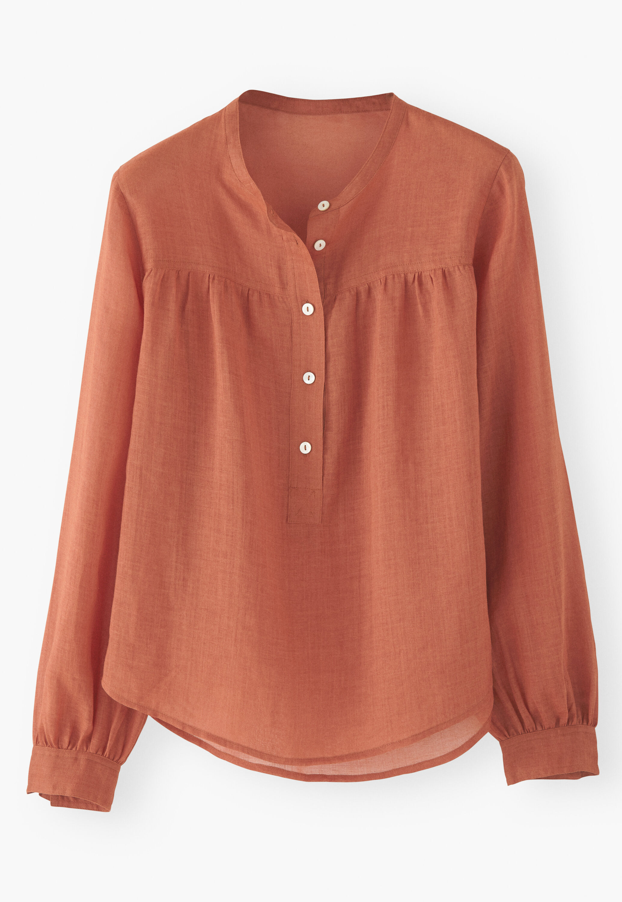 Half-placket blouse