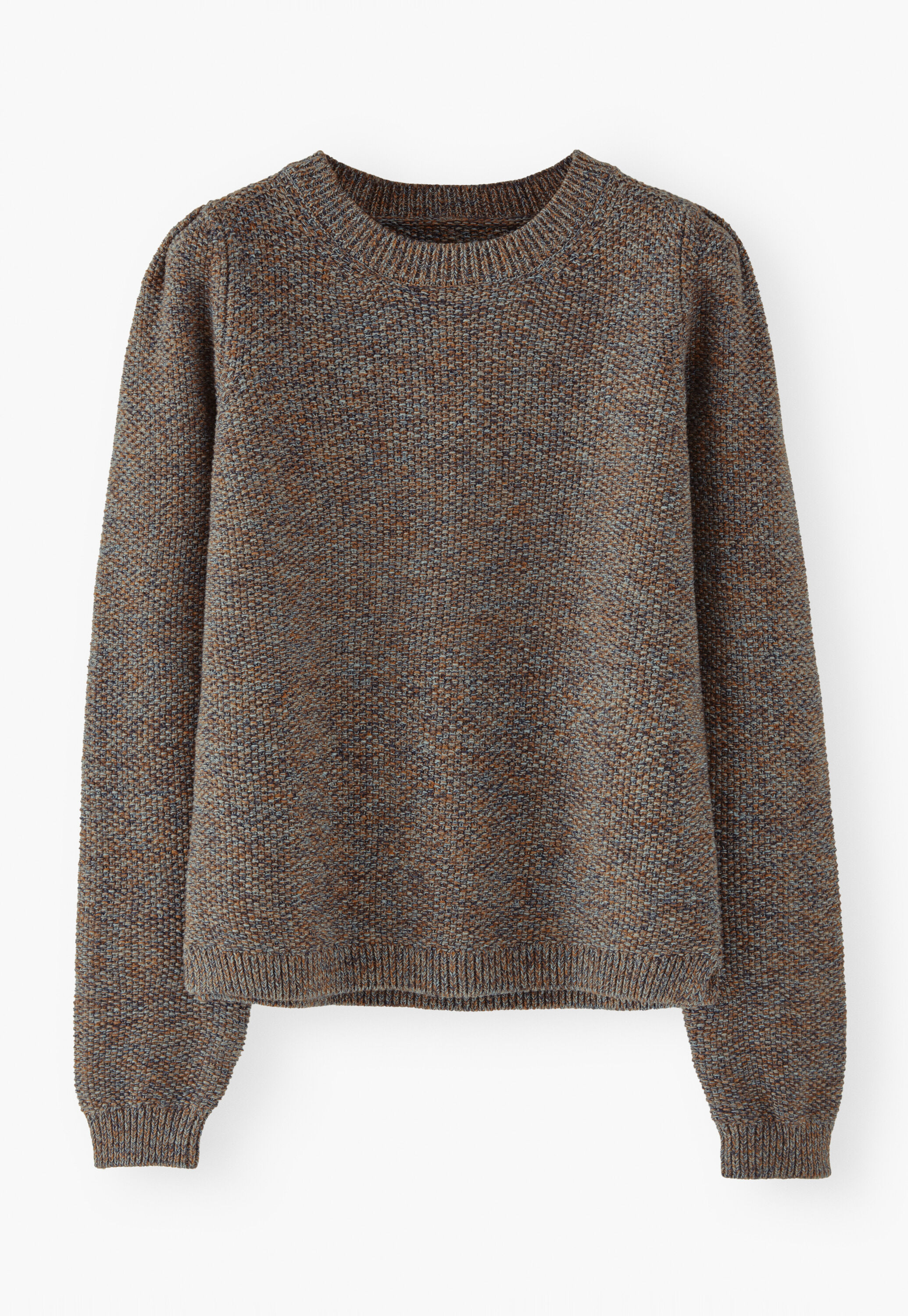 Moss-stitch sweater
