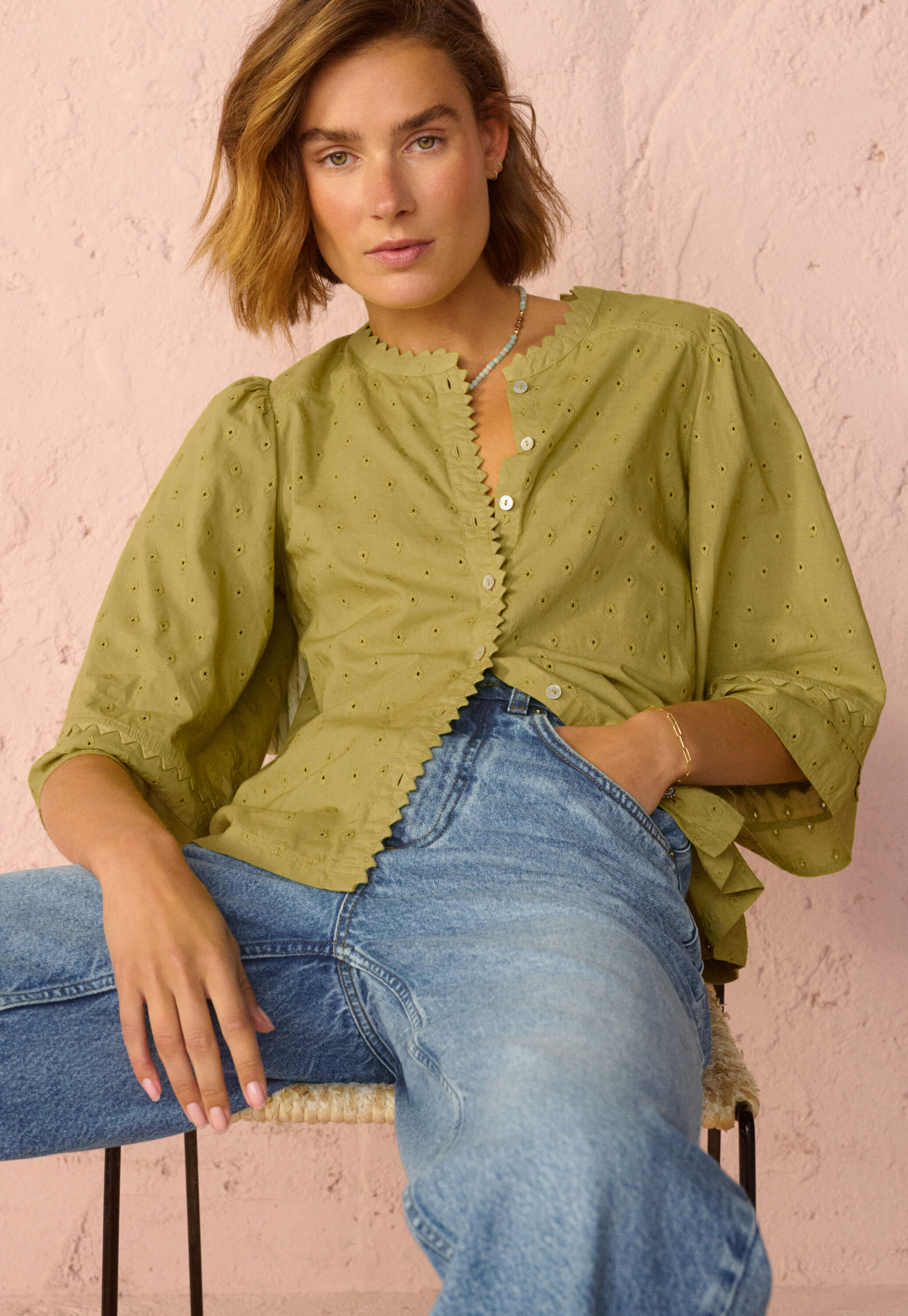 Embroidered blouse