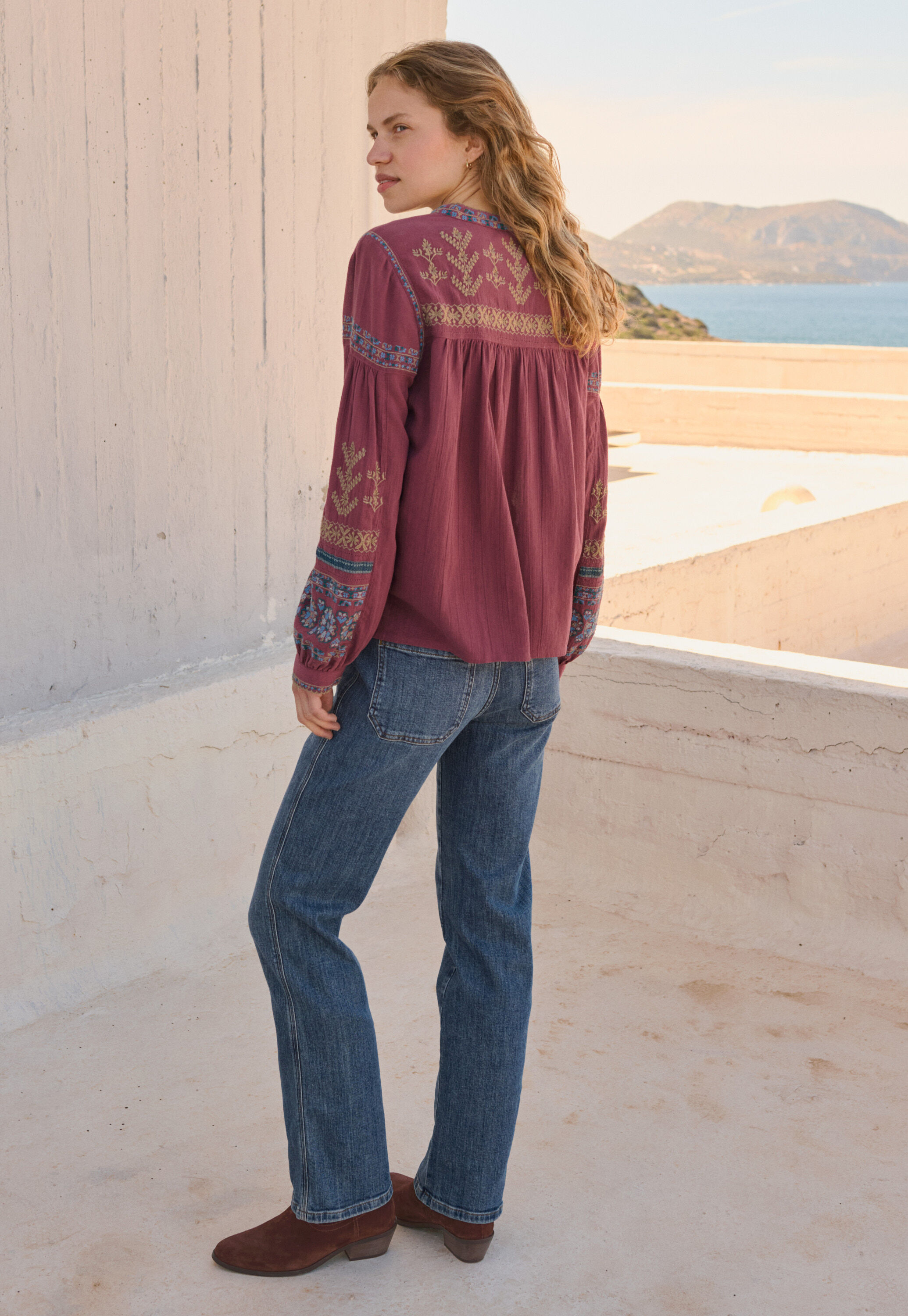 Embroidered blouse