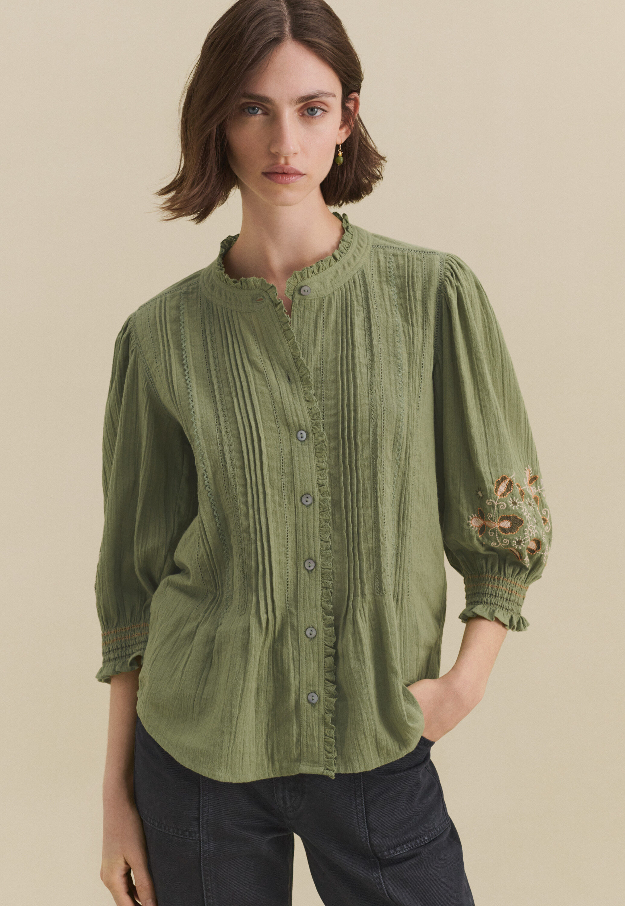 Embroidered blouse