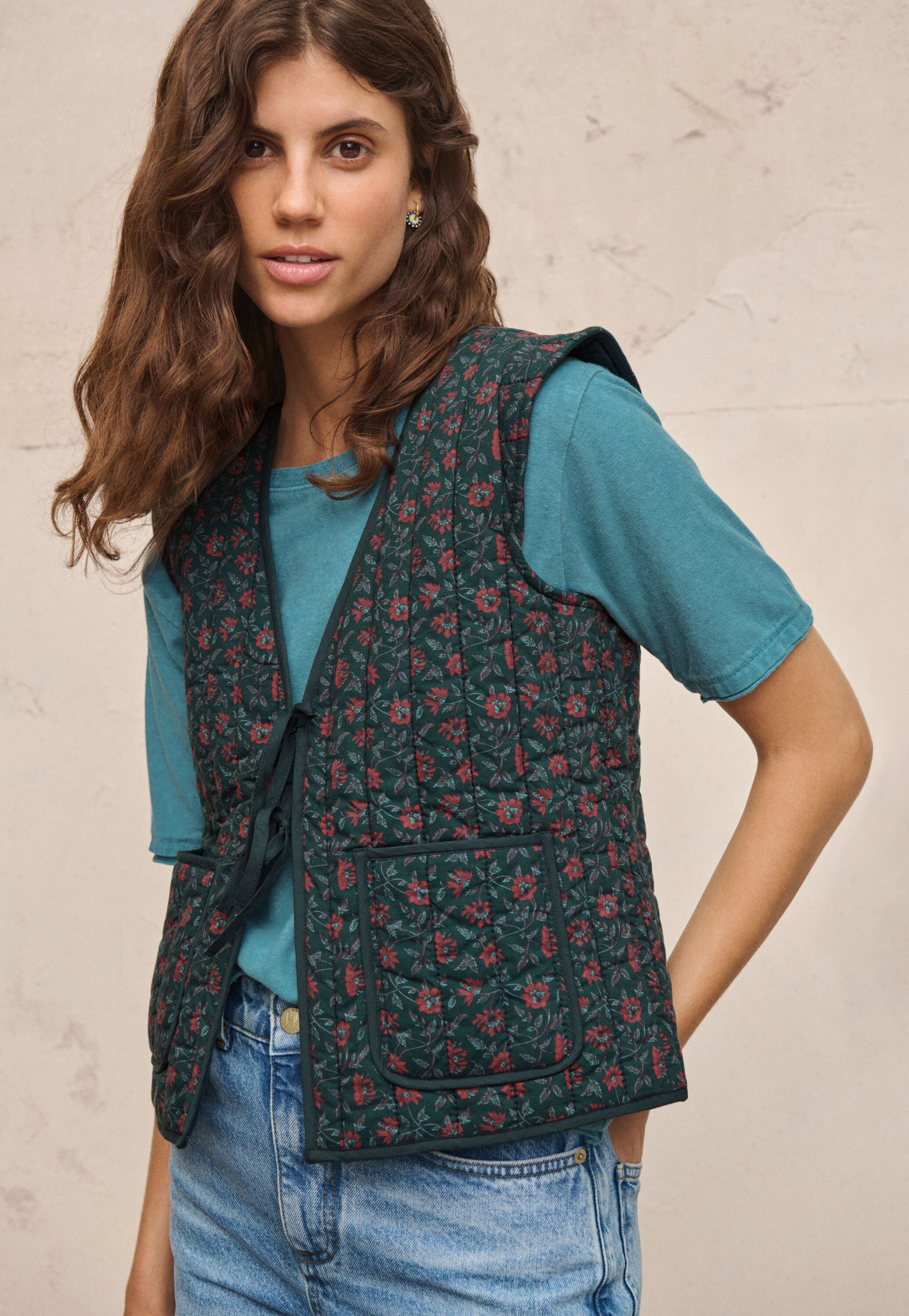 Quilted hoodie