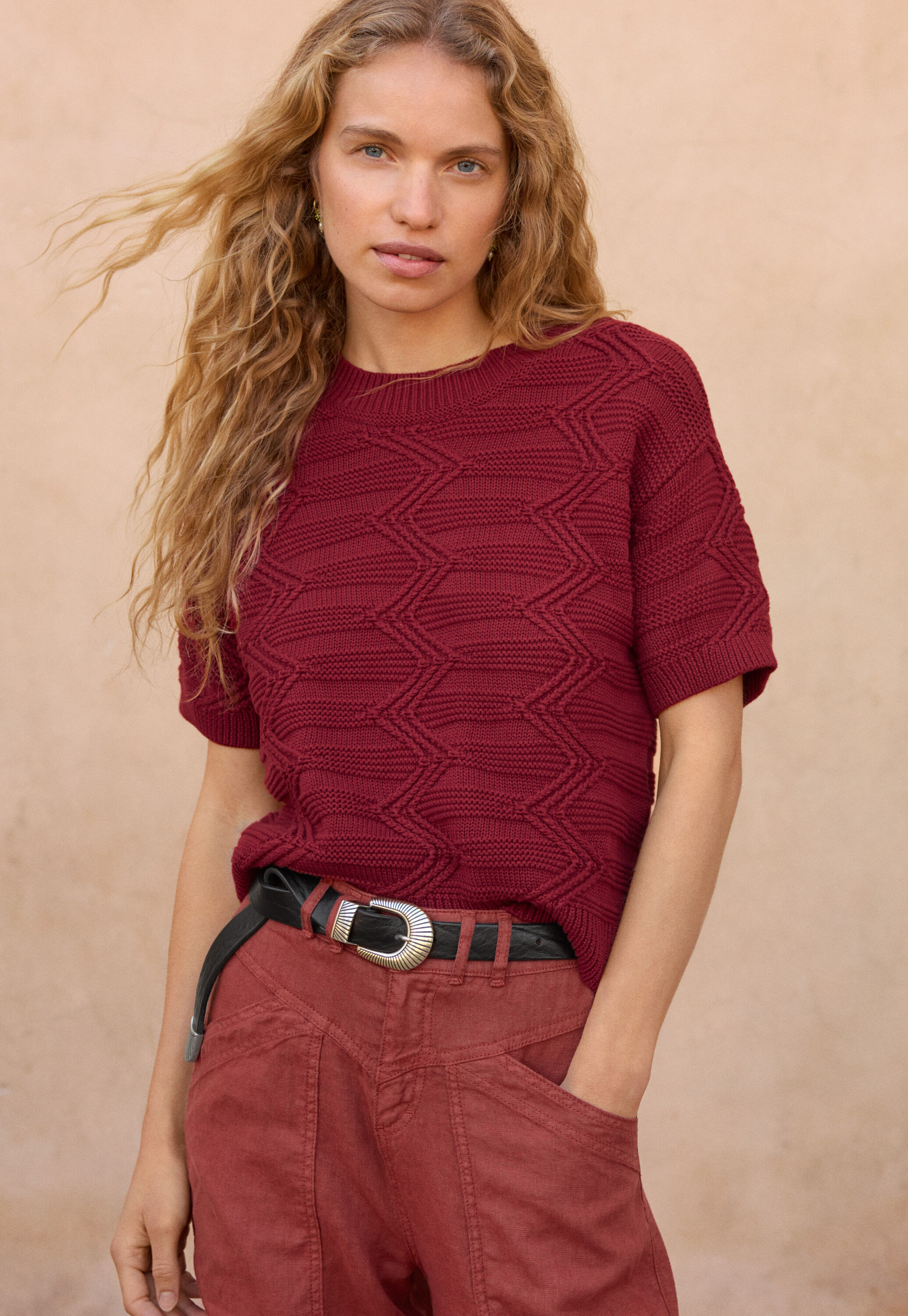 Quilted hoodie
