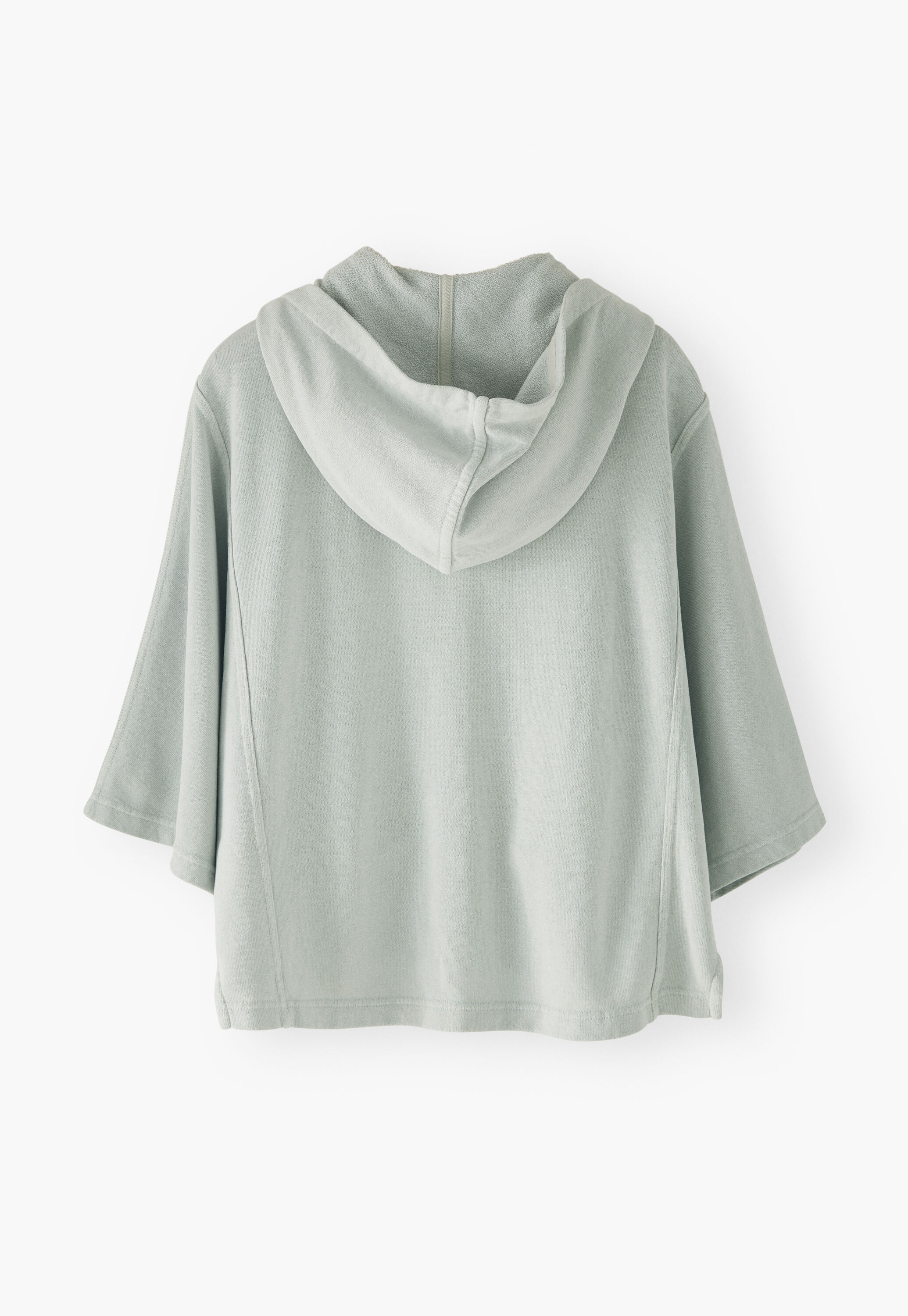 Zip-up hoodie, Ice, large