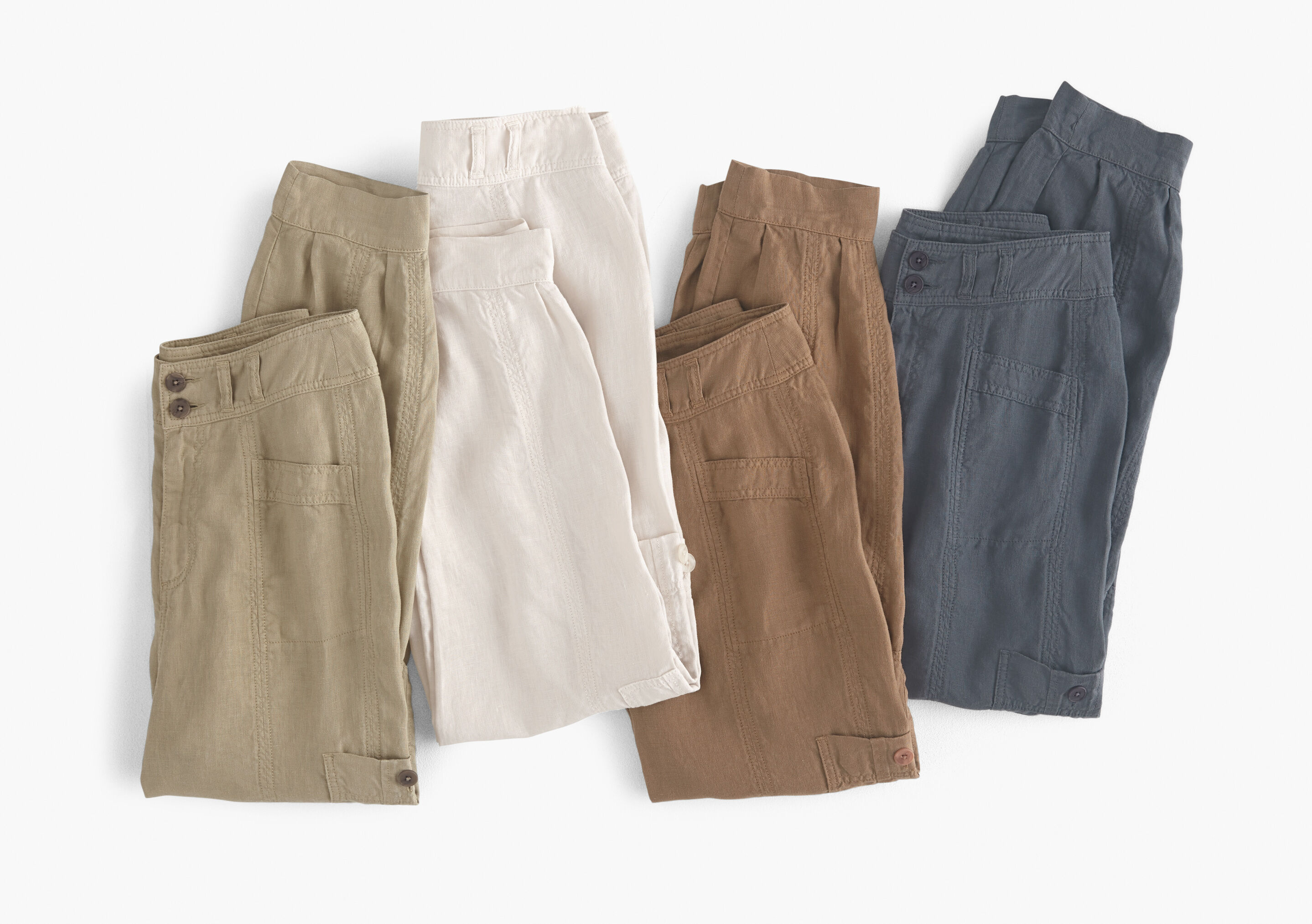 Patch-pocket trousers