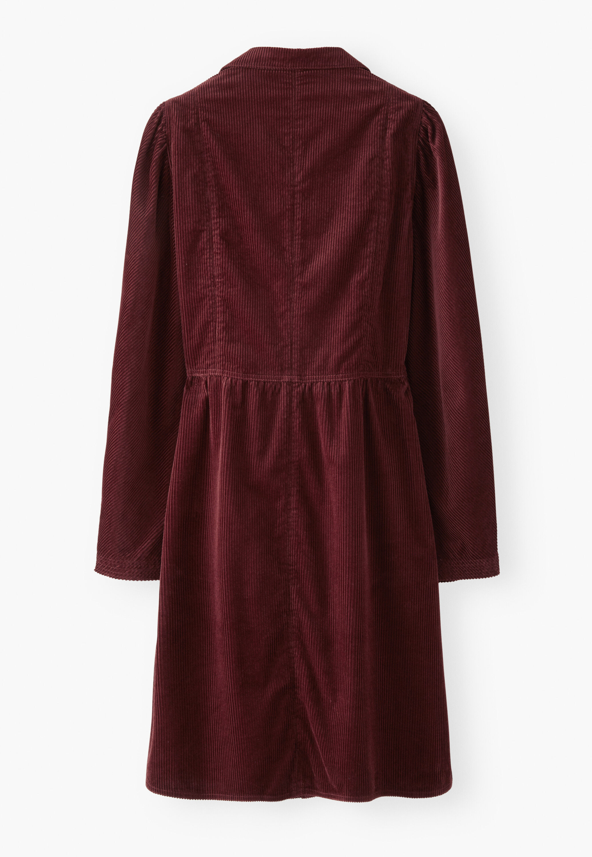 Button-through dress, Maroon, large