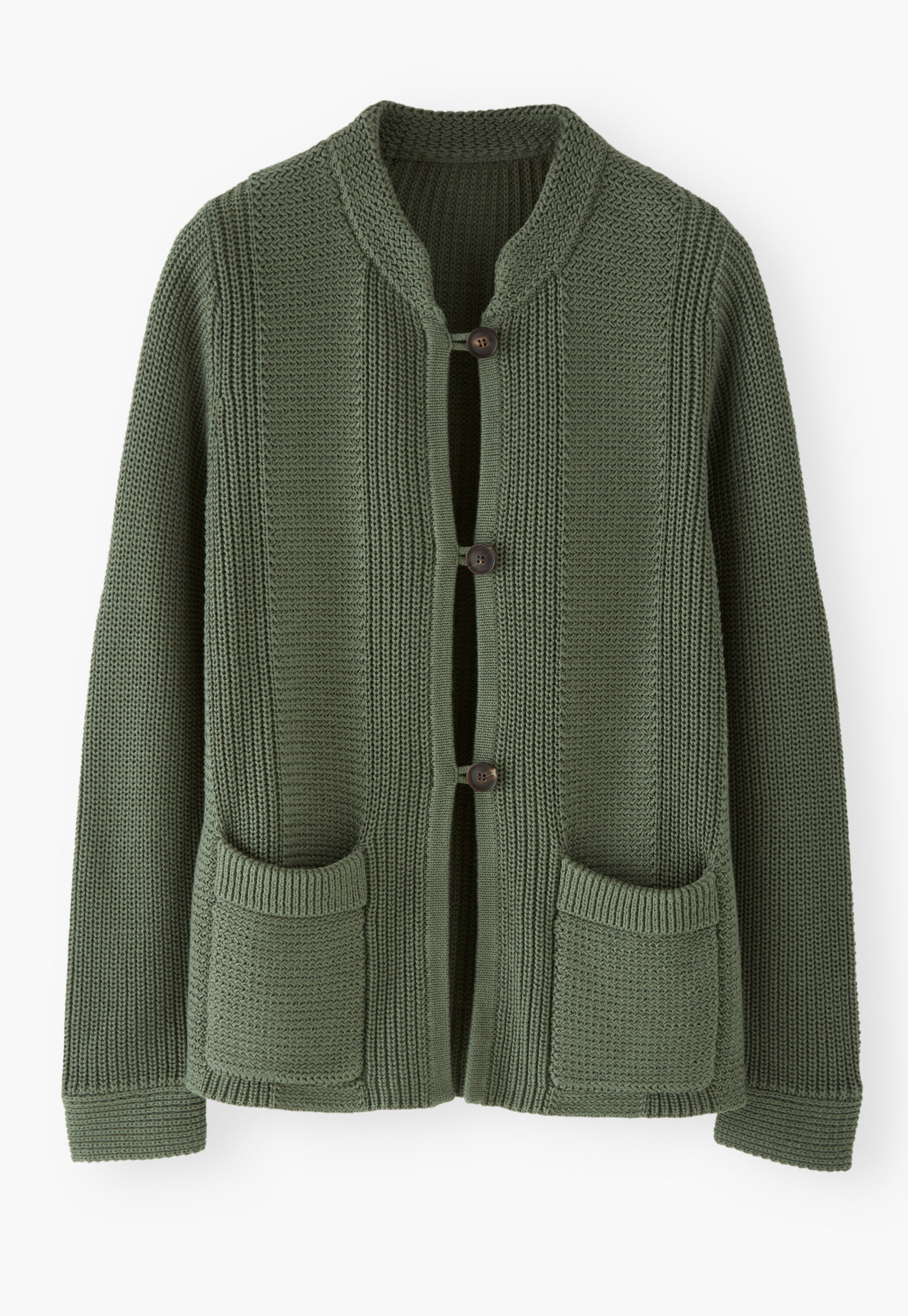 Knitted jacket, Bay green, large
