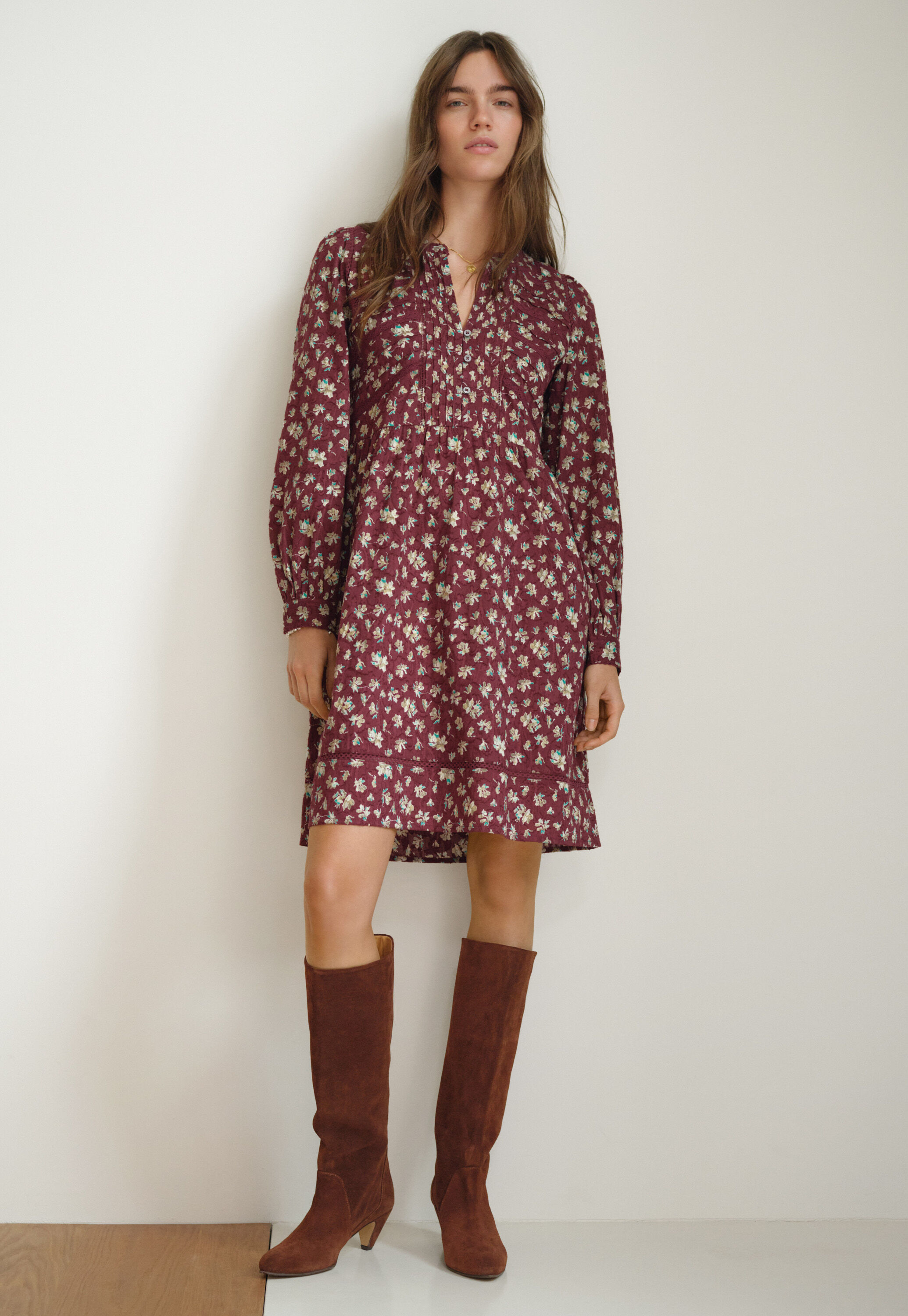 Printed short dress