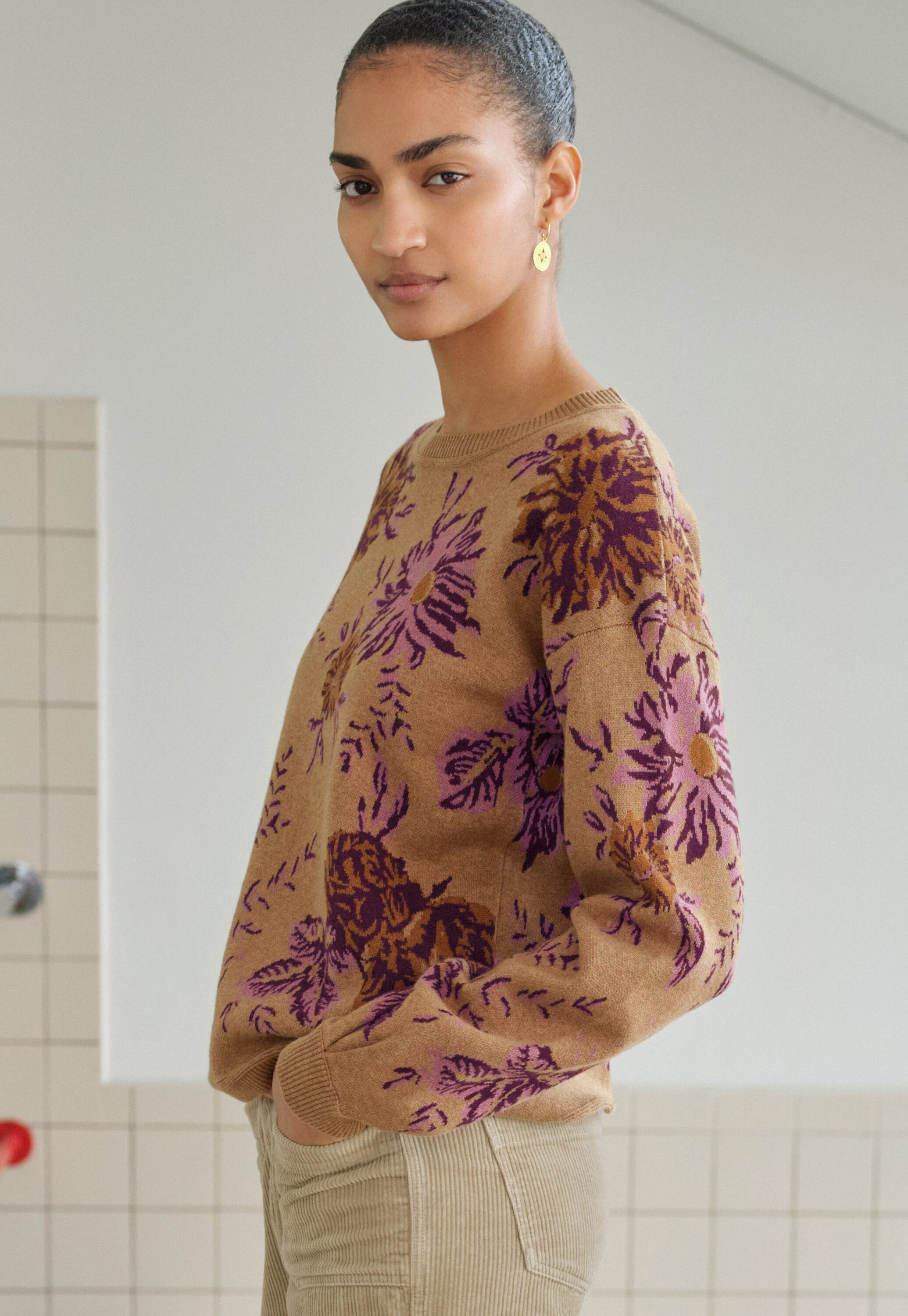 Jacquard sweater