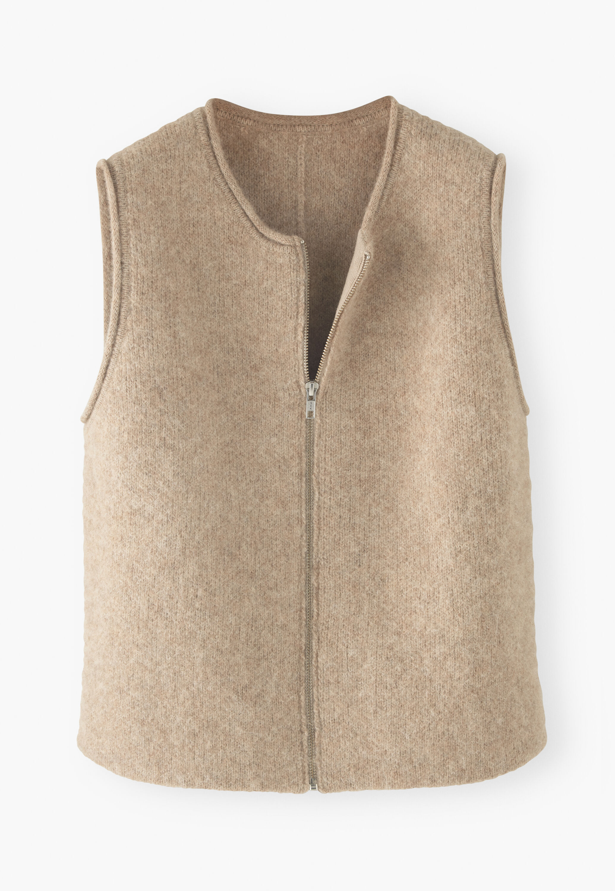 Knitted gilet