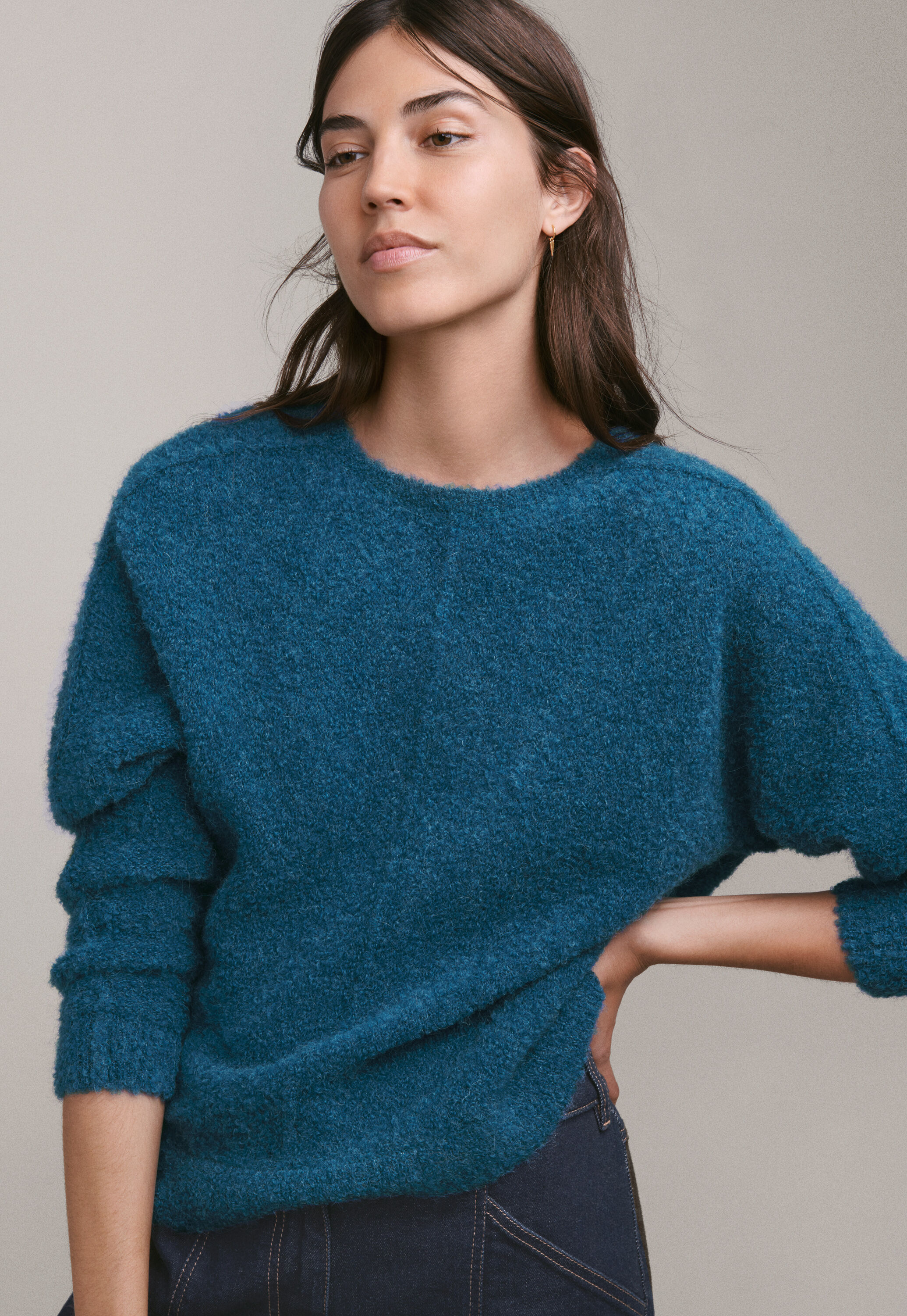 Boucl&eacute; sweater