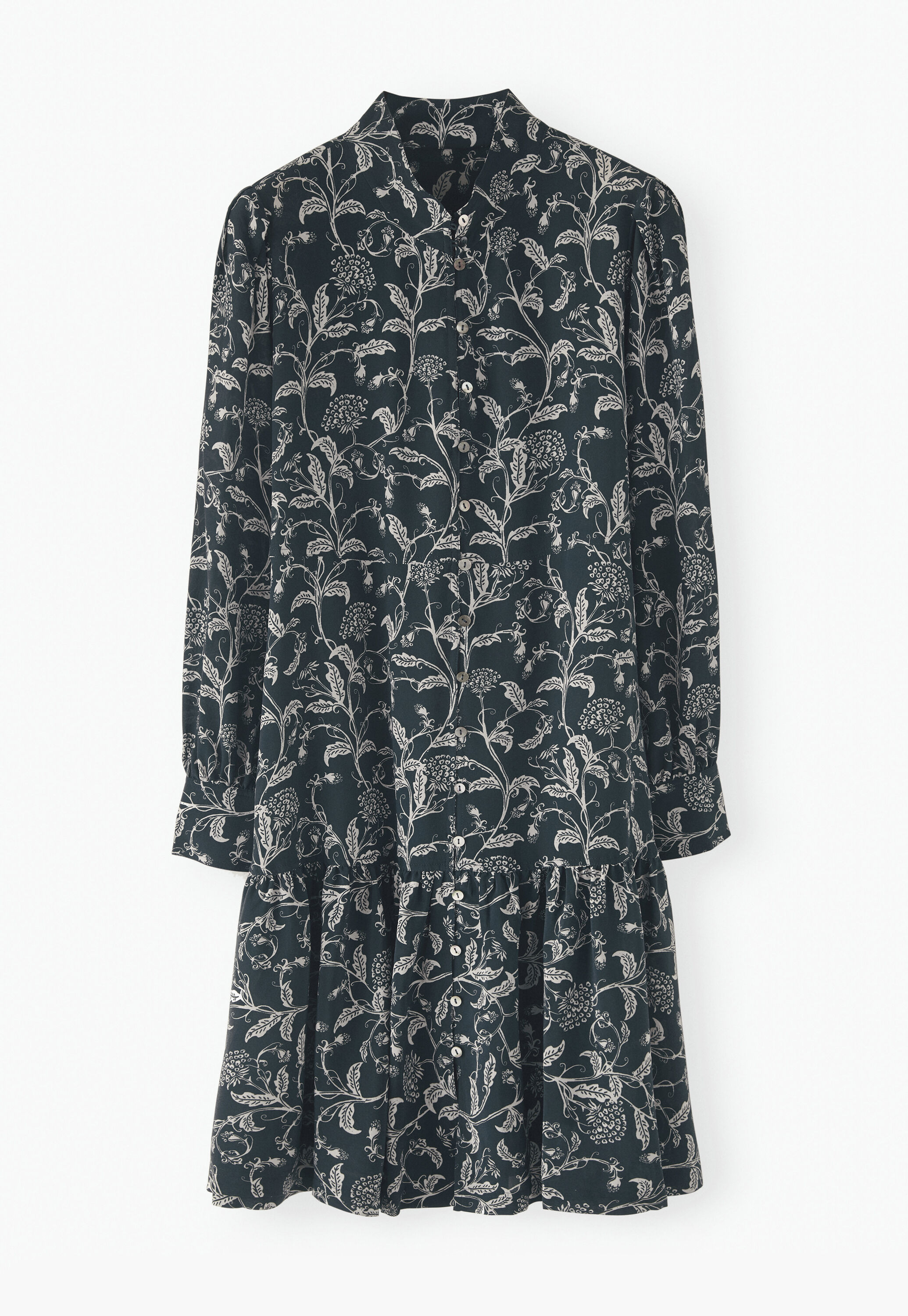 Printed tiered dress