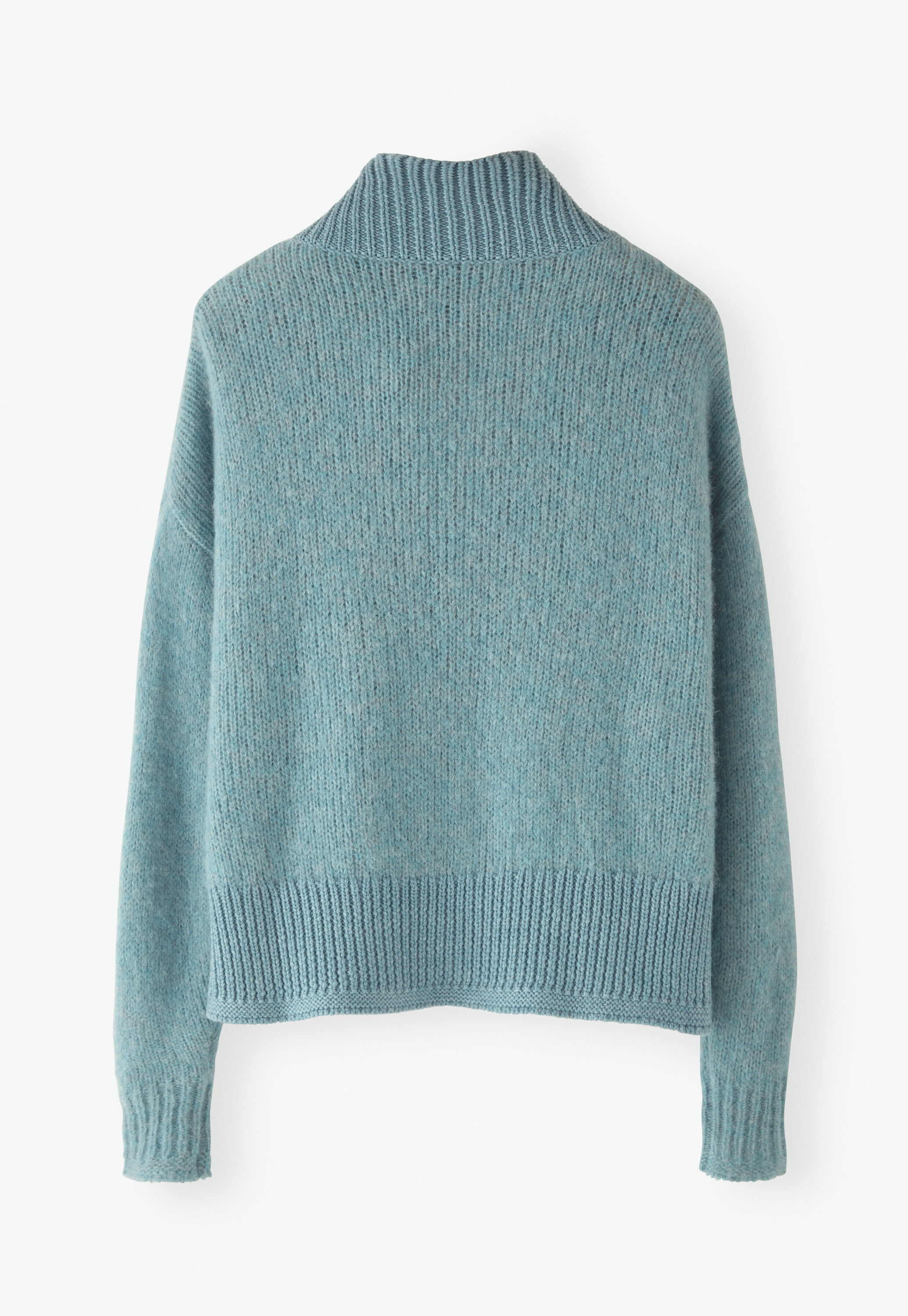 Zip-neck sweater