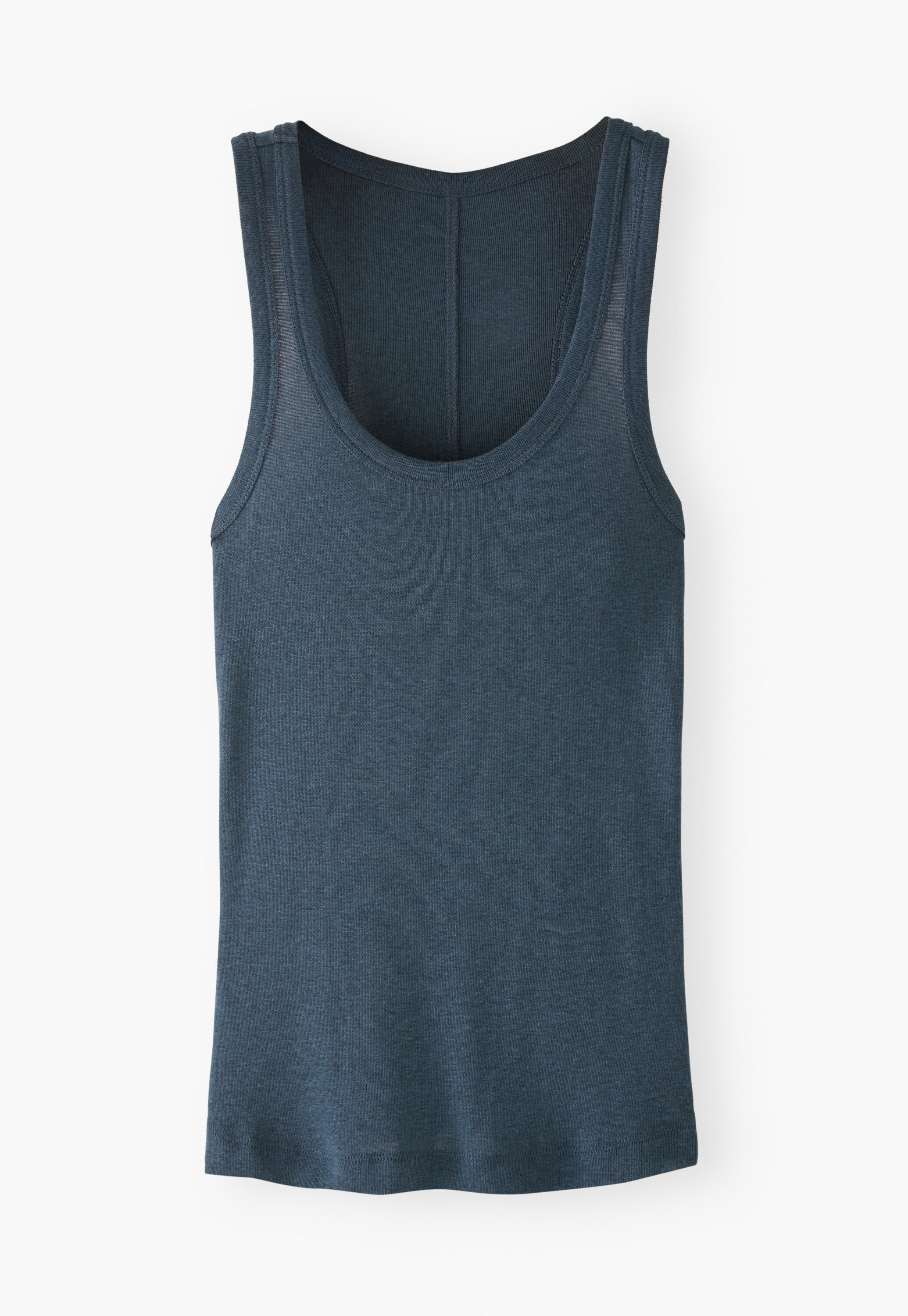 Scoop-neck vest