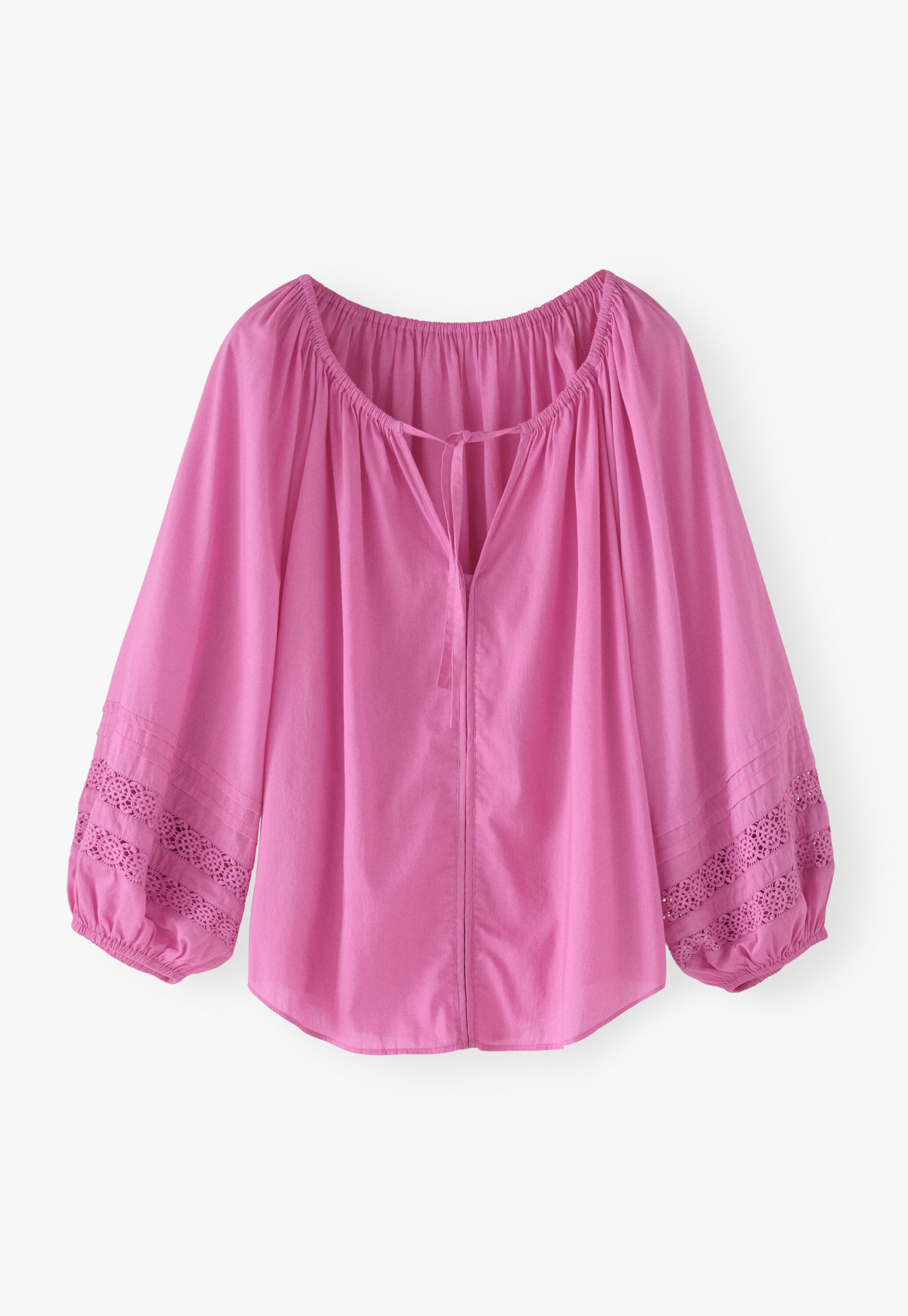 Gathered blouse