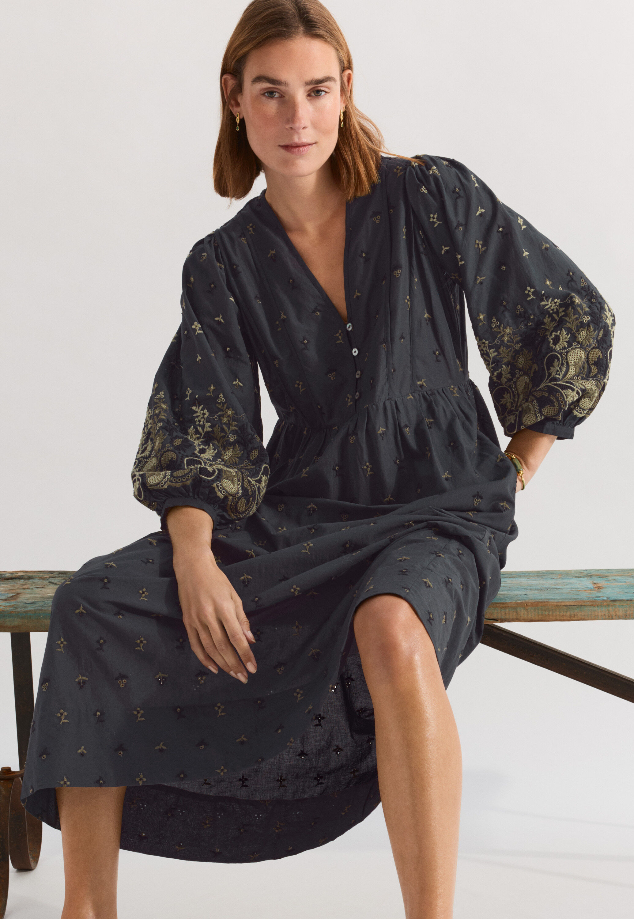Schiffli dress