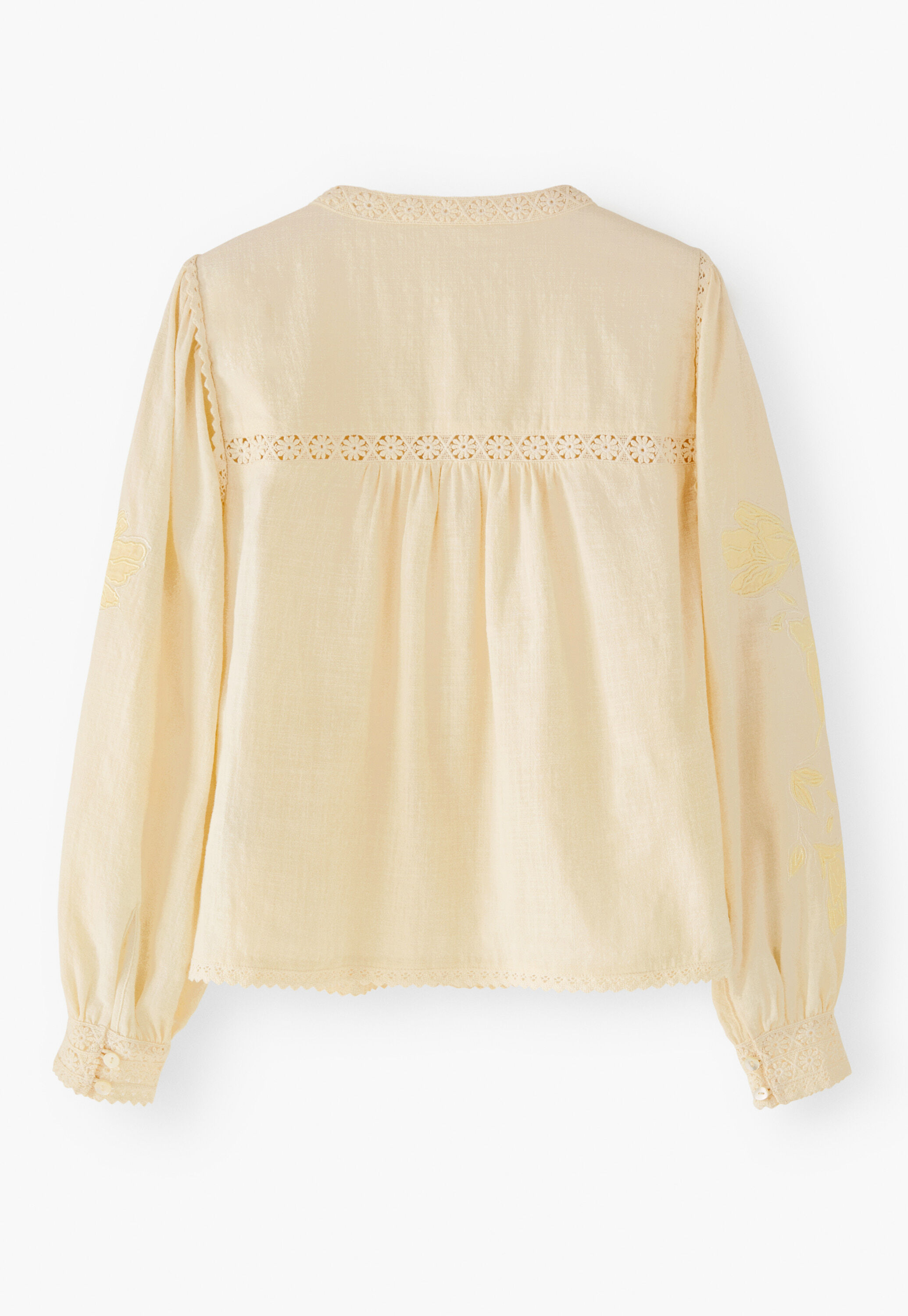 Applique blouse