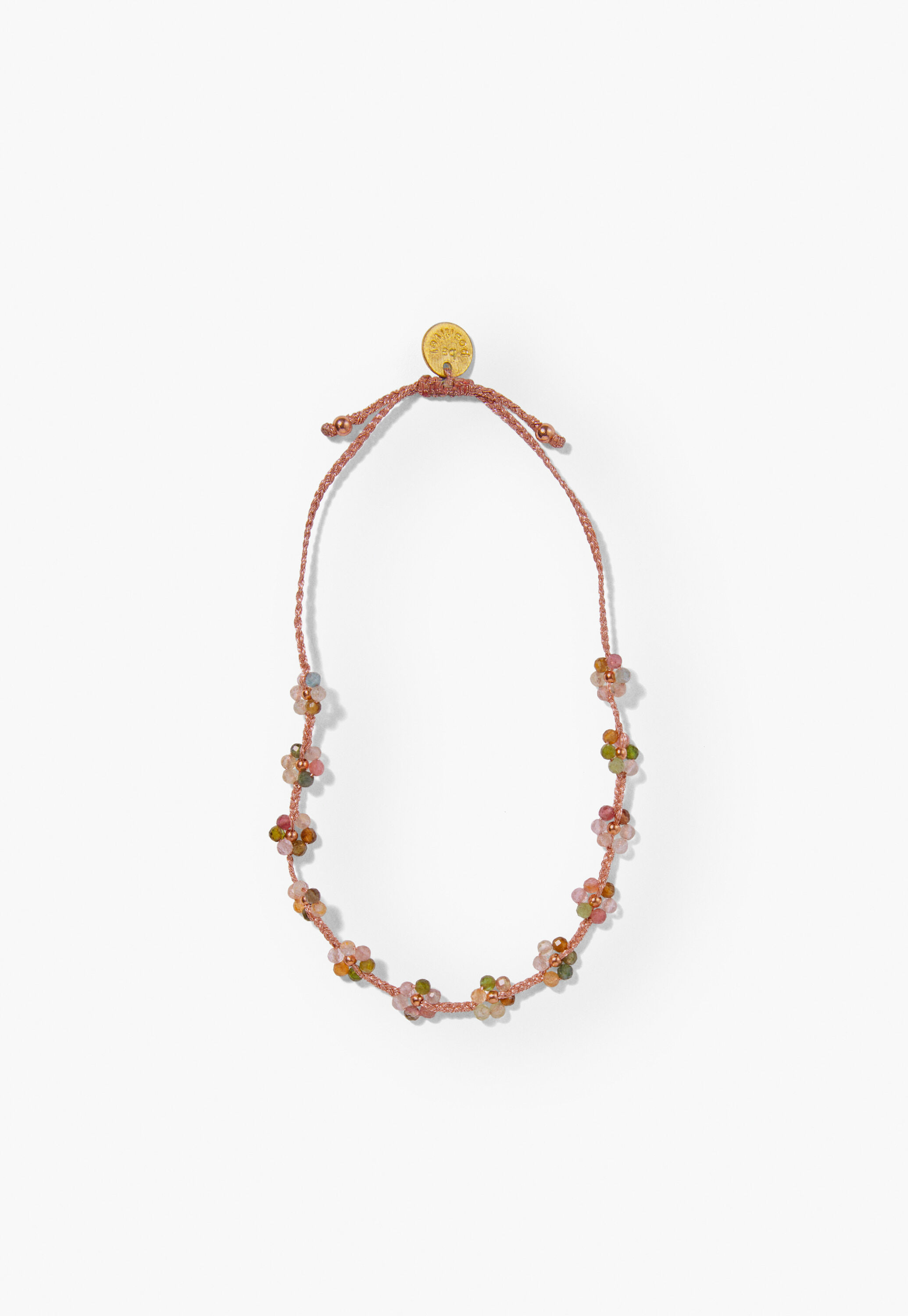 Beaded flower bracelet