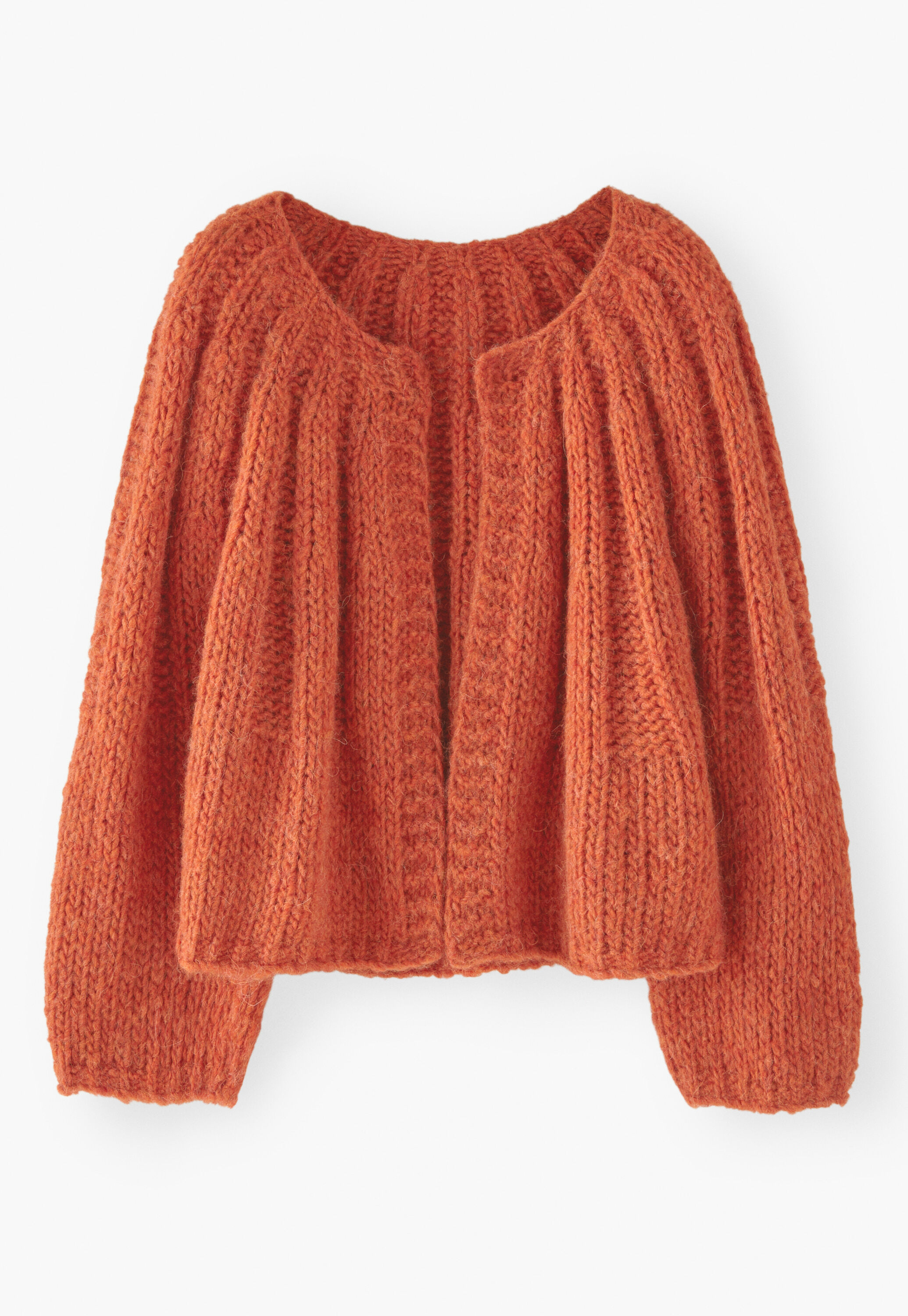 Hand-knit cardigan