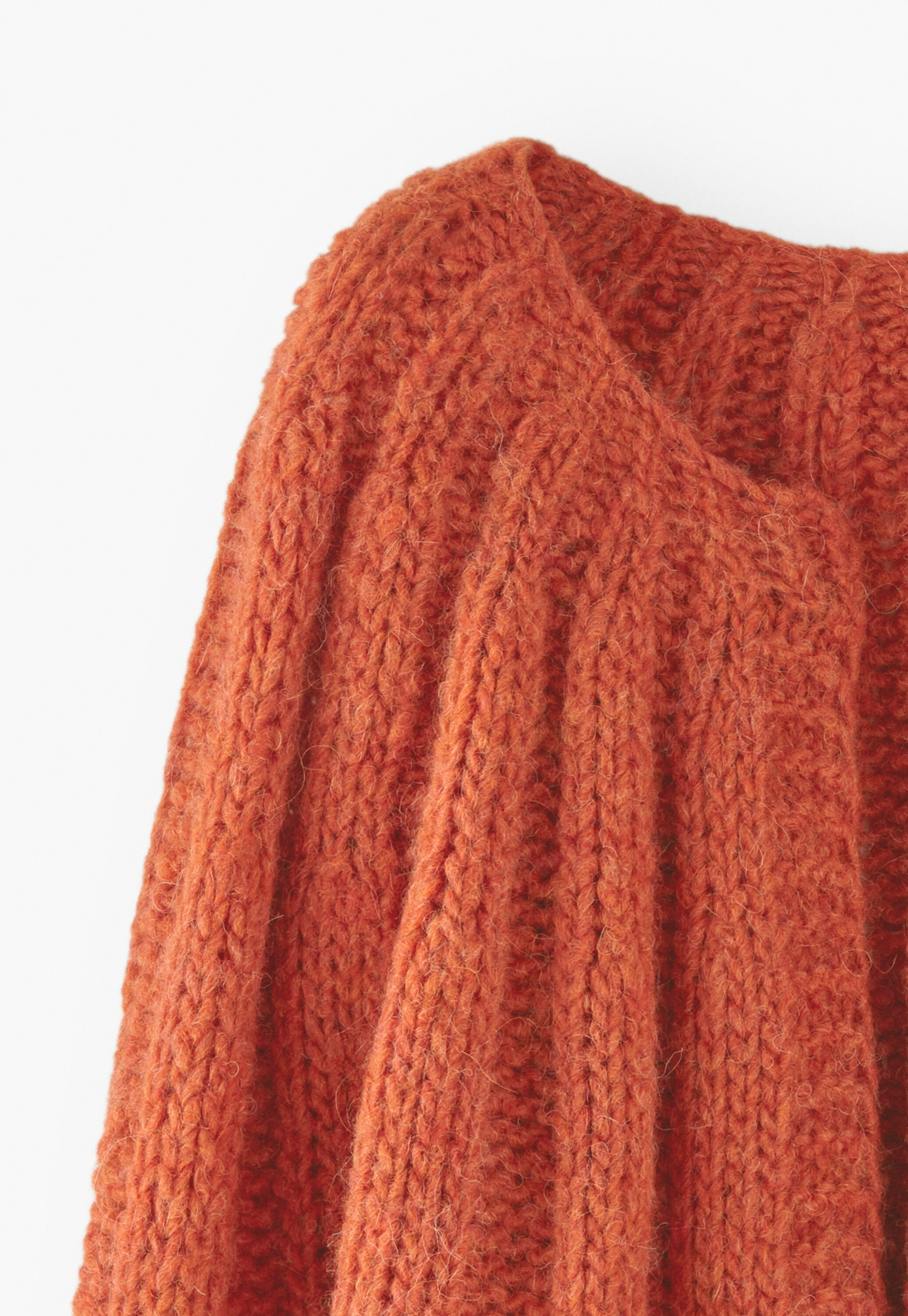 Hand-knit cardigan