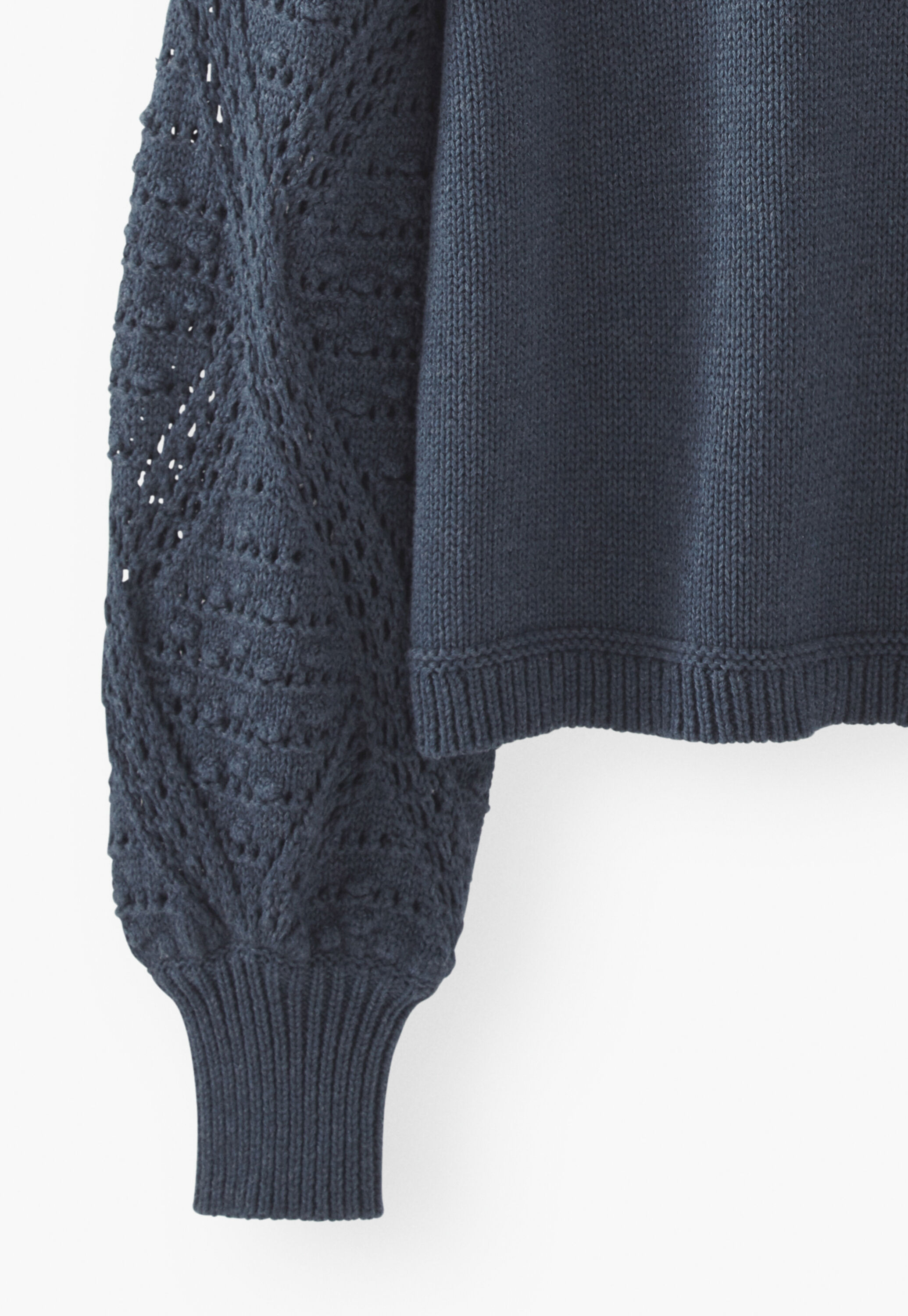 Crochet-stitch sweater