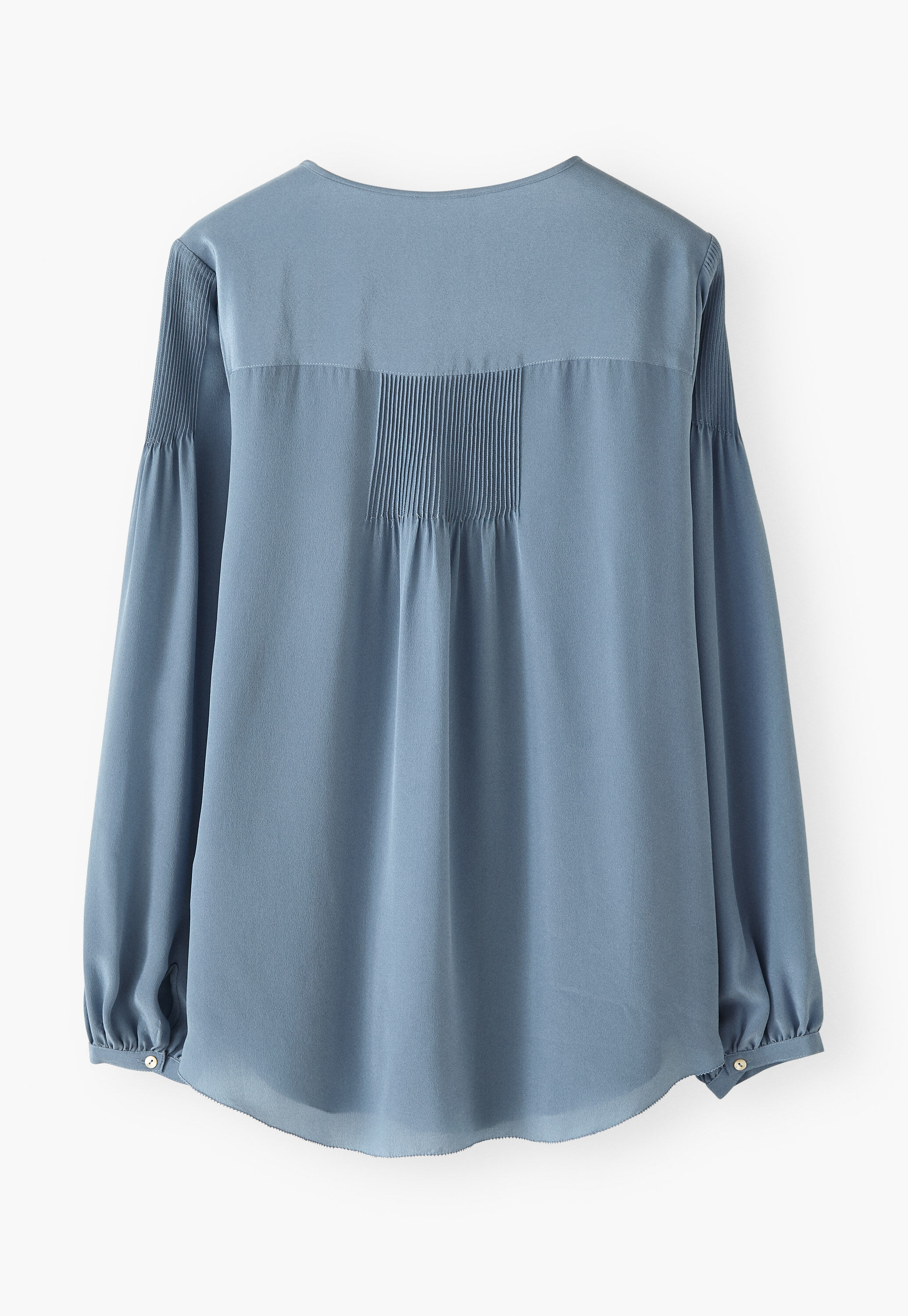 Pintucked blouse