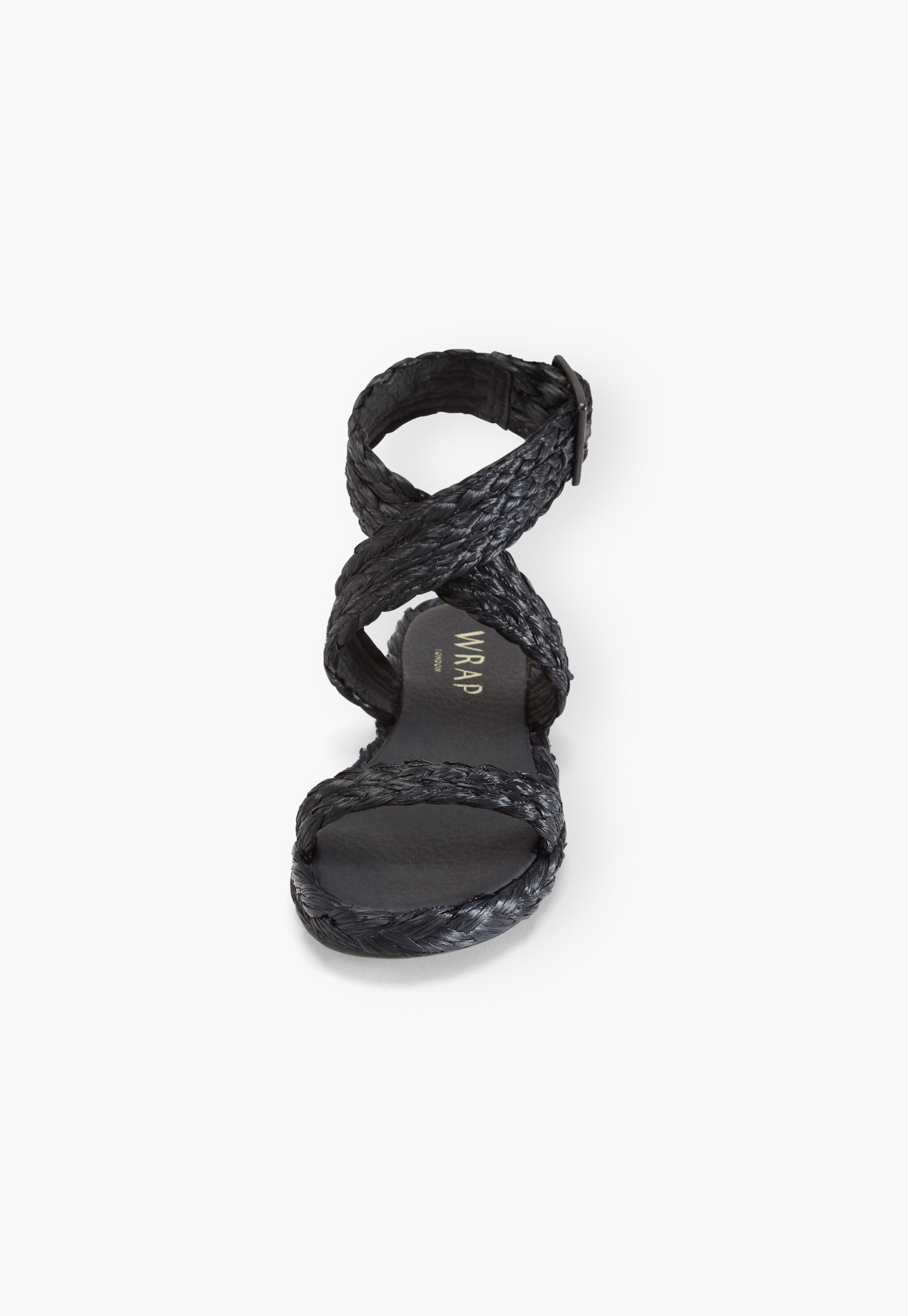 Raffia sandals