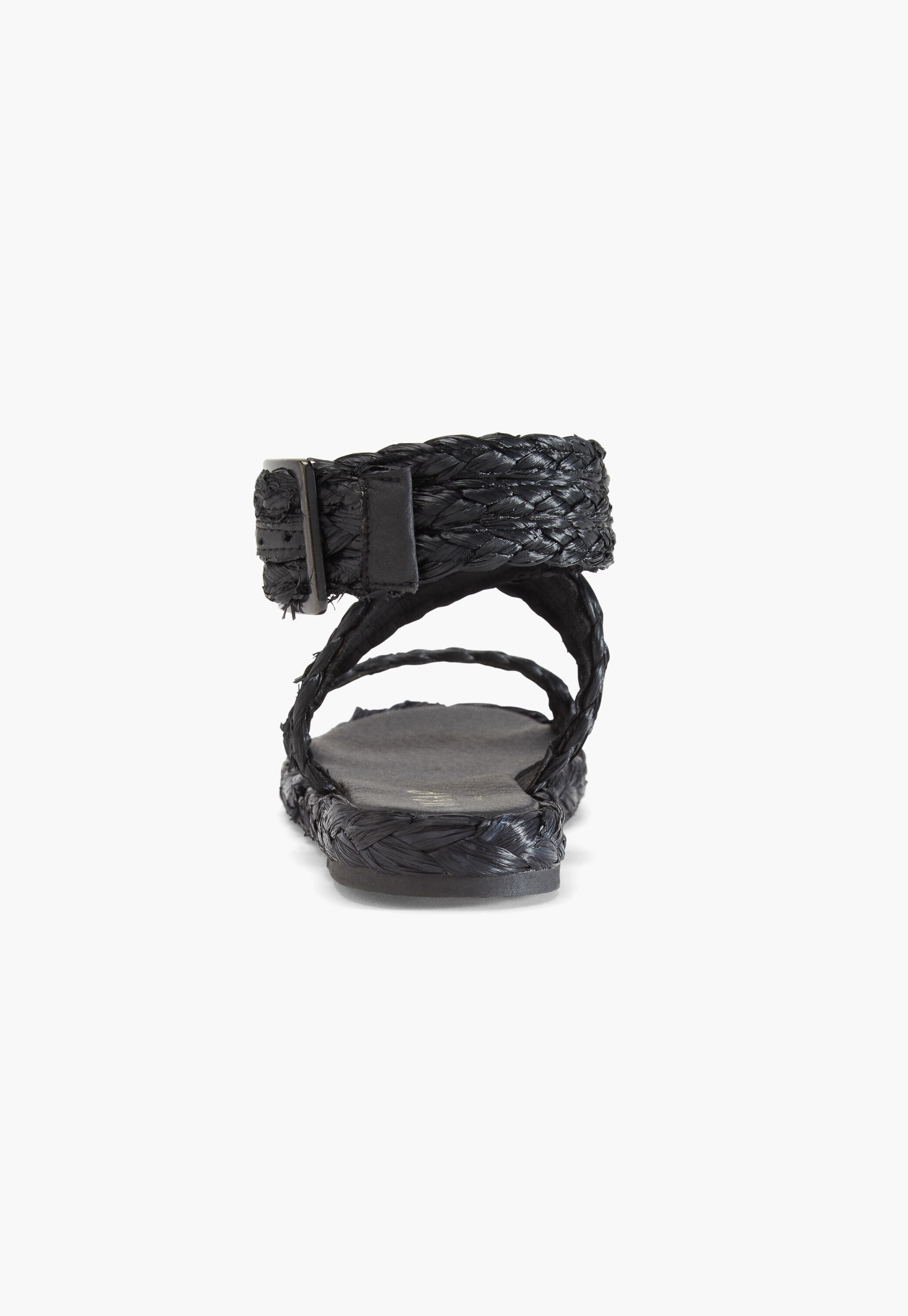 Raffia sandals