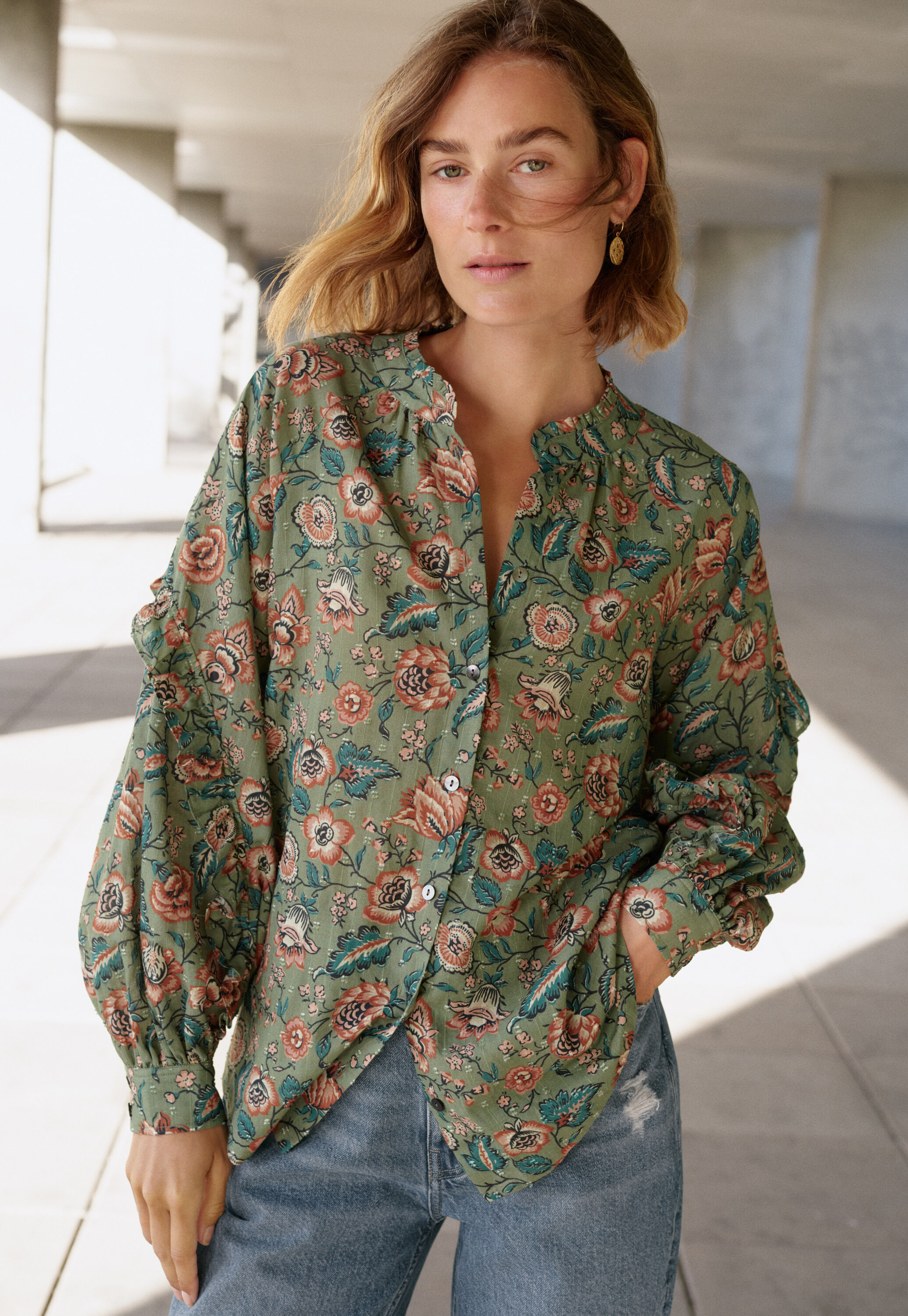 Embroidered blouse